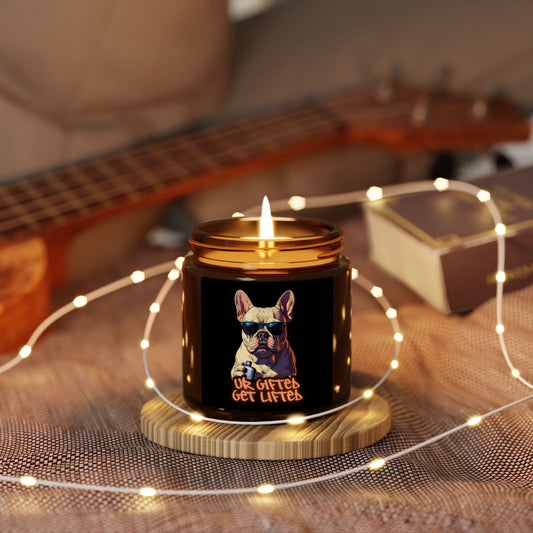 Cool Dog Scented Candle, Pet Lover Gift, Home Decor, Relaxing Aromatherapy, Unique Gift for Birthdays, Dog Owners