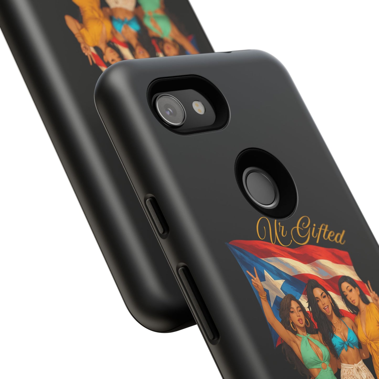 Vibrant Phone Case, Tough Cases, Puerto Rican Pride, Gift for Her, Fun Accessory, Colorful Design