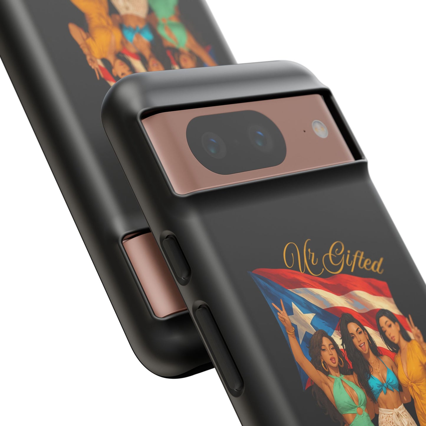 Vibrant Phone Case, Tough Cases, Puerto Rican Pride, Gift for Her, Fun Accessory, Colorful Design