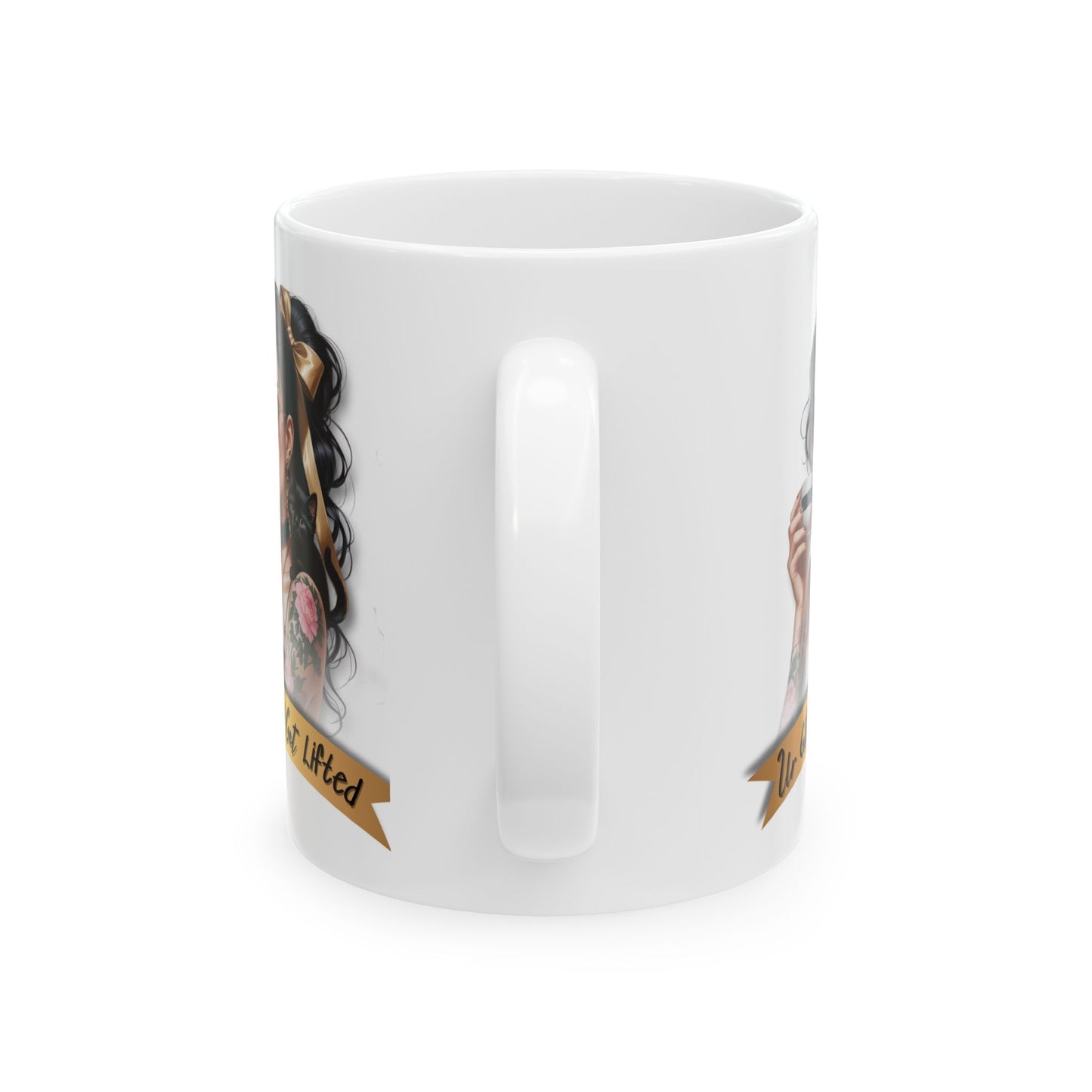 Empowered Woman Ceramic Mug | Motivational Coffee Cup | Inspirational Gift | 11oz & 15oz