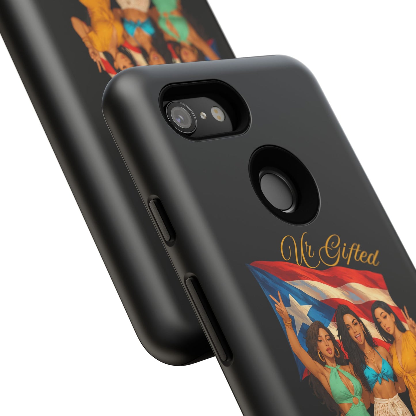 Vibrant Phone Case, Tough Cases, Puerto Rican Pride, Gift for Her, Fun Accessory, Colorful Design