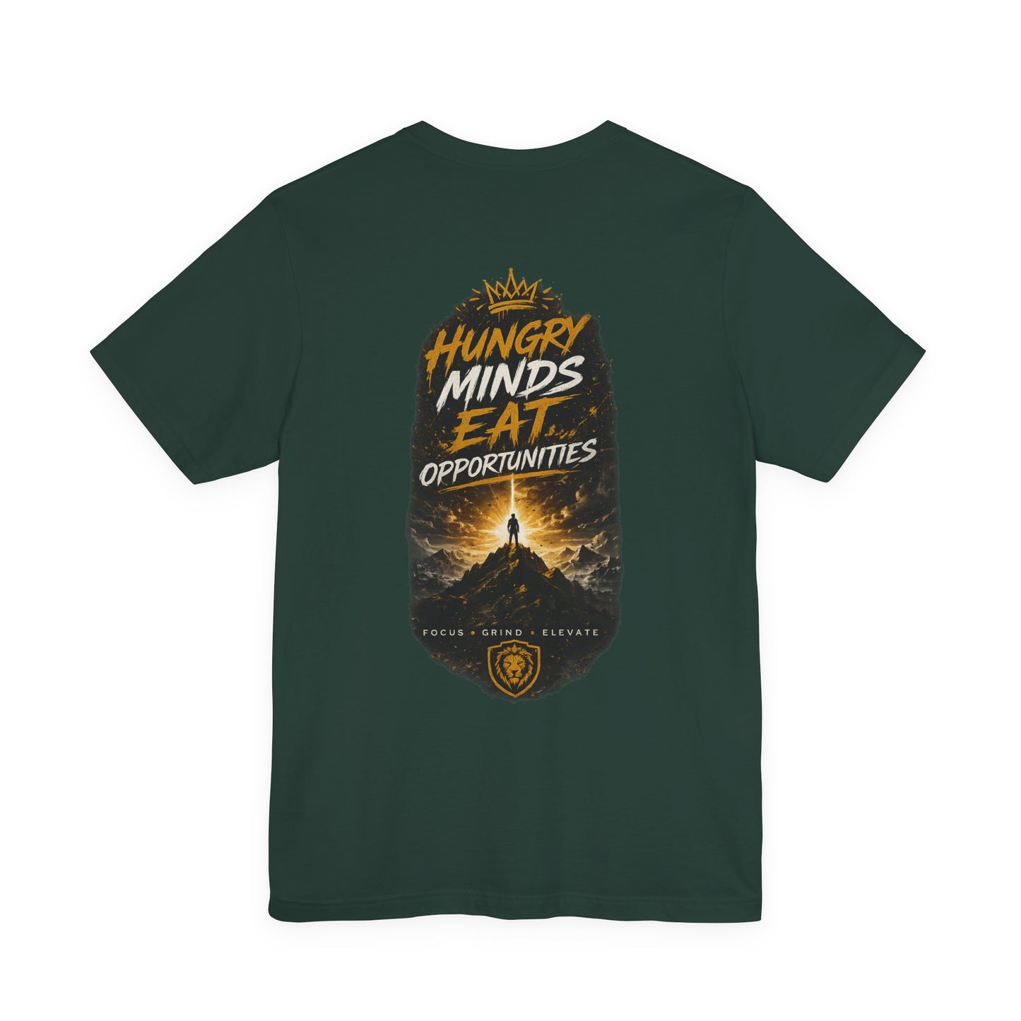 Eat Them Up! Lion Motivational Graphic Tee — "Success Is The Only Option"
