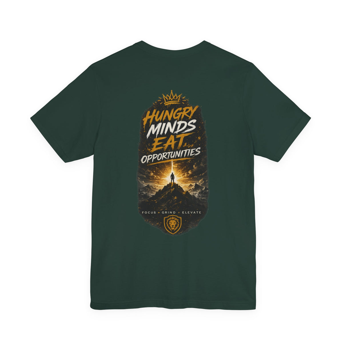 Eat Them Up! Lion Motivational Graphic Tee — "Success Is The Only Option"