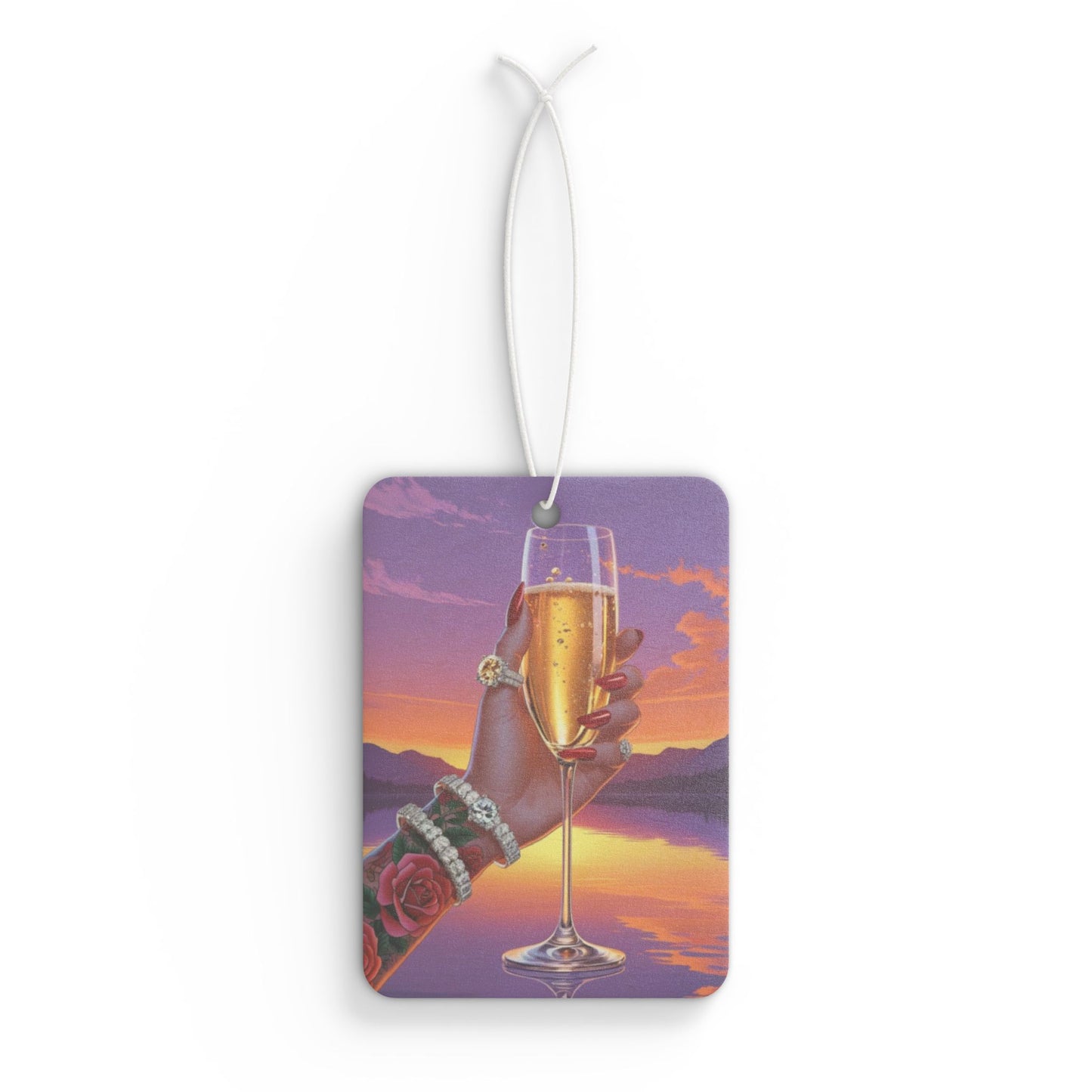 Elegant Sunset Car Air Freshener | Aromatic Gift for Relaxation, Car Decor, Home Fragrance, Party Favor, Travel Essentials