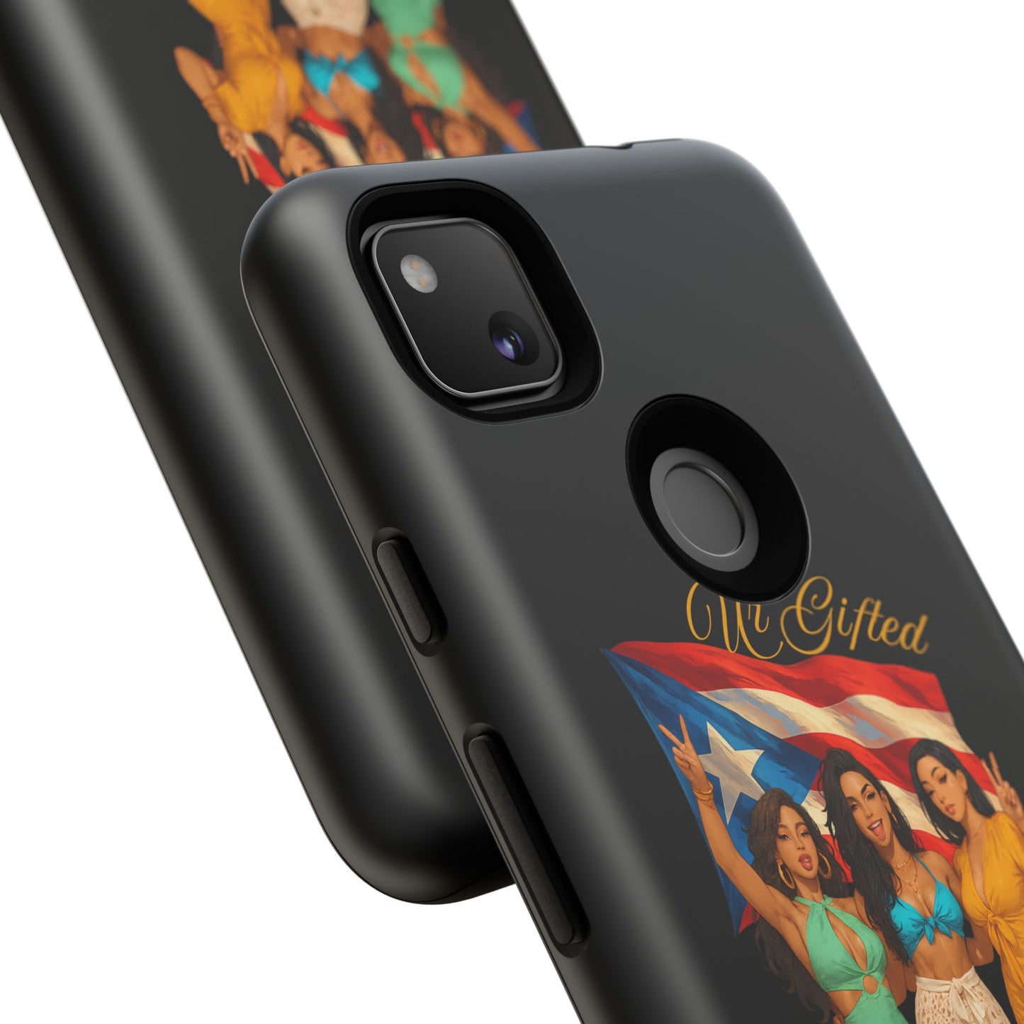 Vibrant Phone Case, Tough Cases, Puerto Rican Pride, Gift for Her, Fun Accessory, Colorful Design