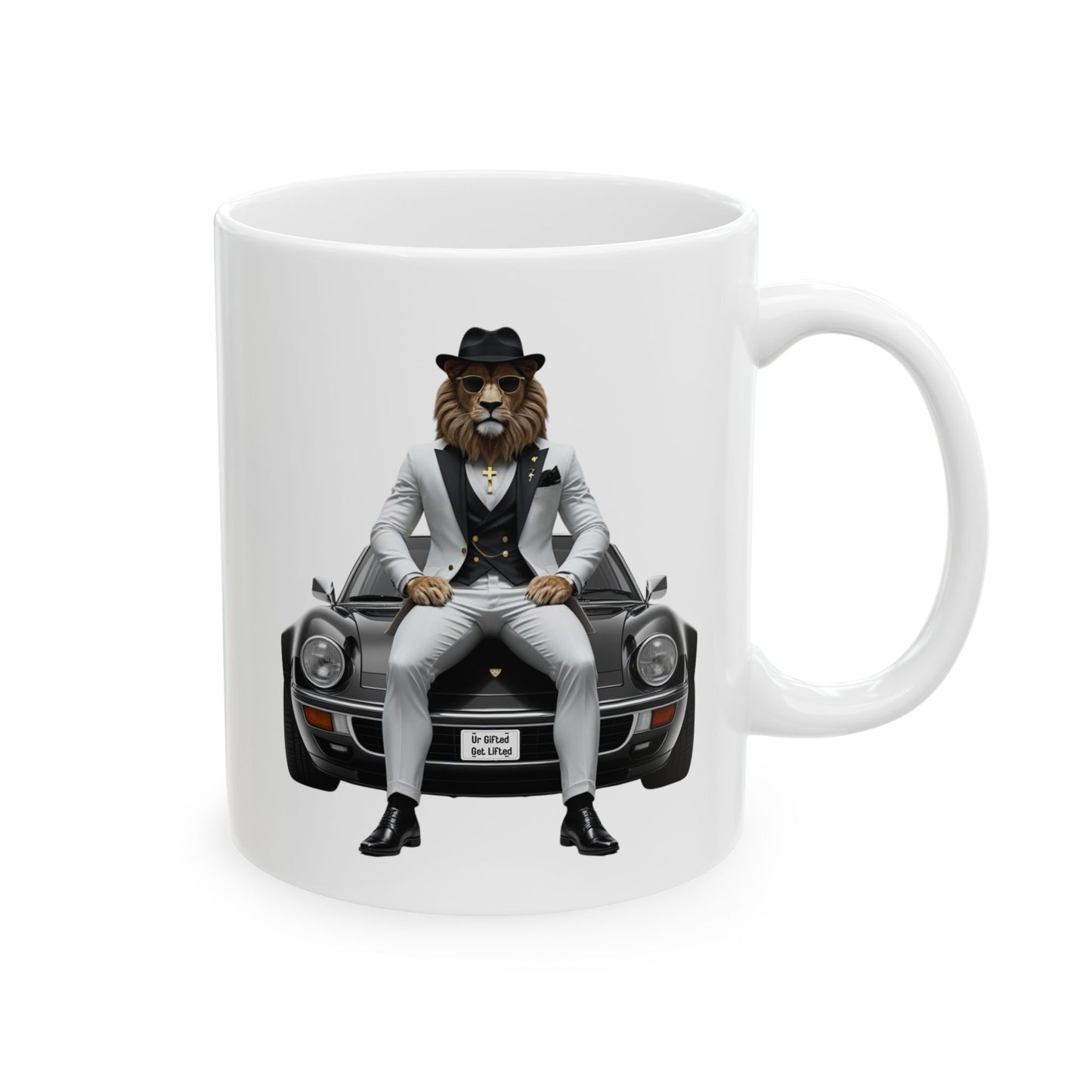 Vintage Car Ceramic Mug | Cool Auto Lover Gift, Classic Car Mug, Unique Car Enthusiast Gift, Coffee or Tea Mug, 11oz & 15oz