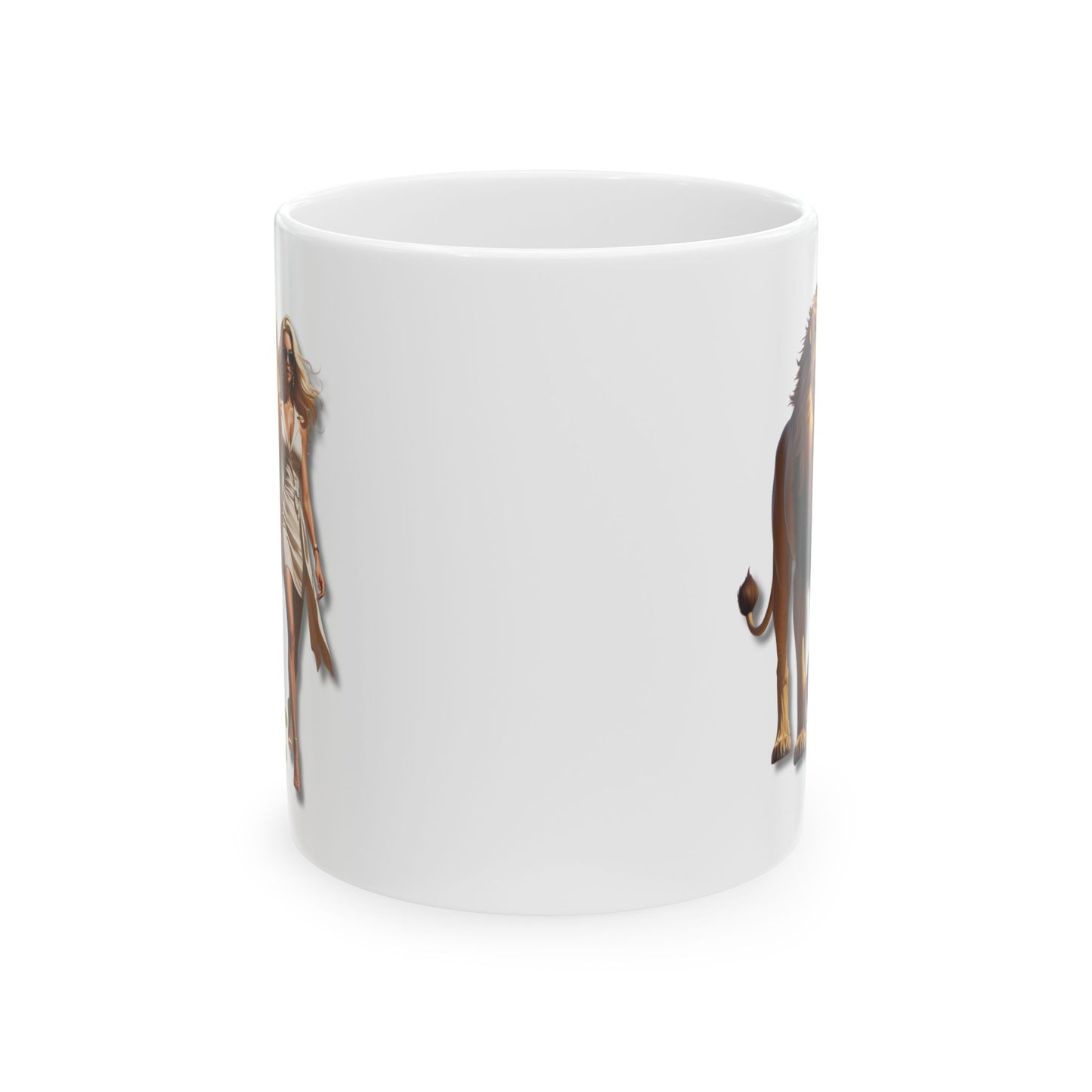 Wildlife Lovers Ceramic Mug - Perfect Gift for Pet Owners, Animal Lovers, Unique Coffee Cup, Nature-Inspired Drinkware