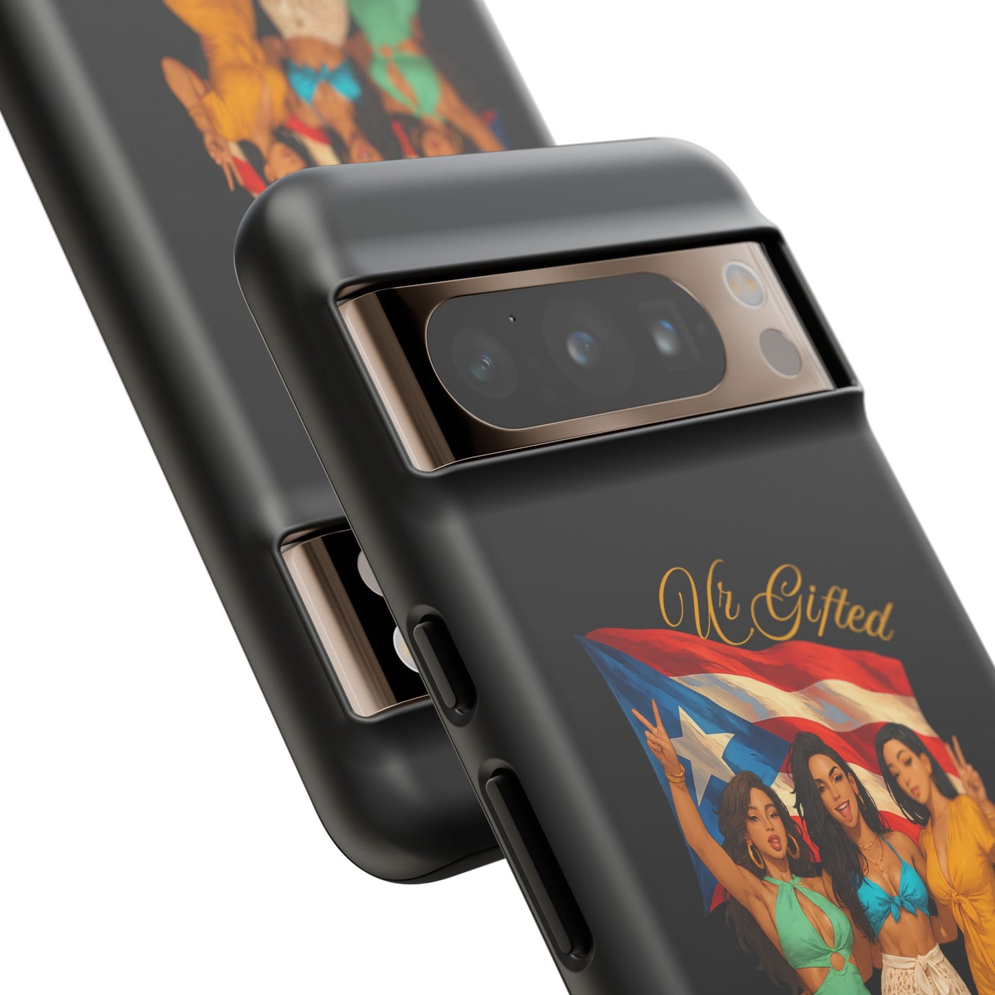 Vibrant Phone Case, Tough Cases, Puerto Rican Pride, Gift for Her, Fun Accessory, Colorful Design
