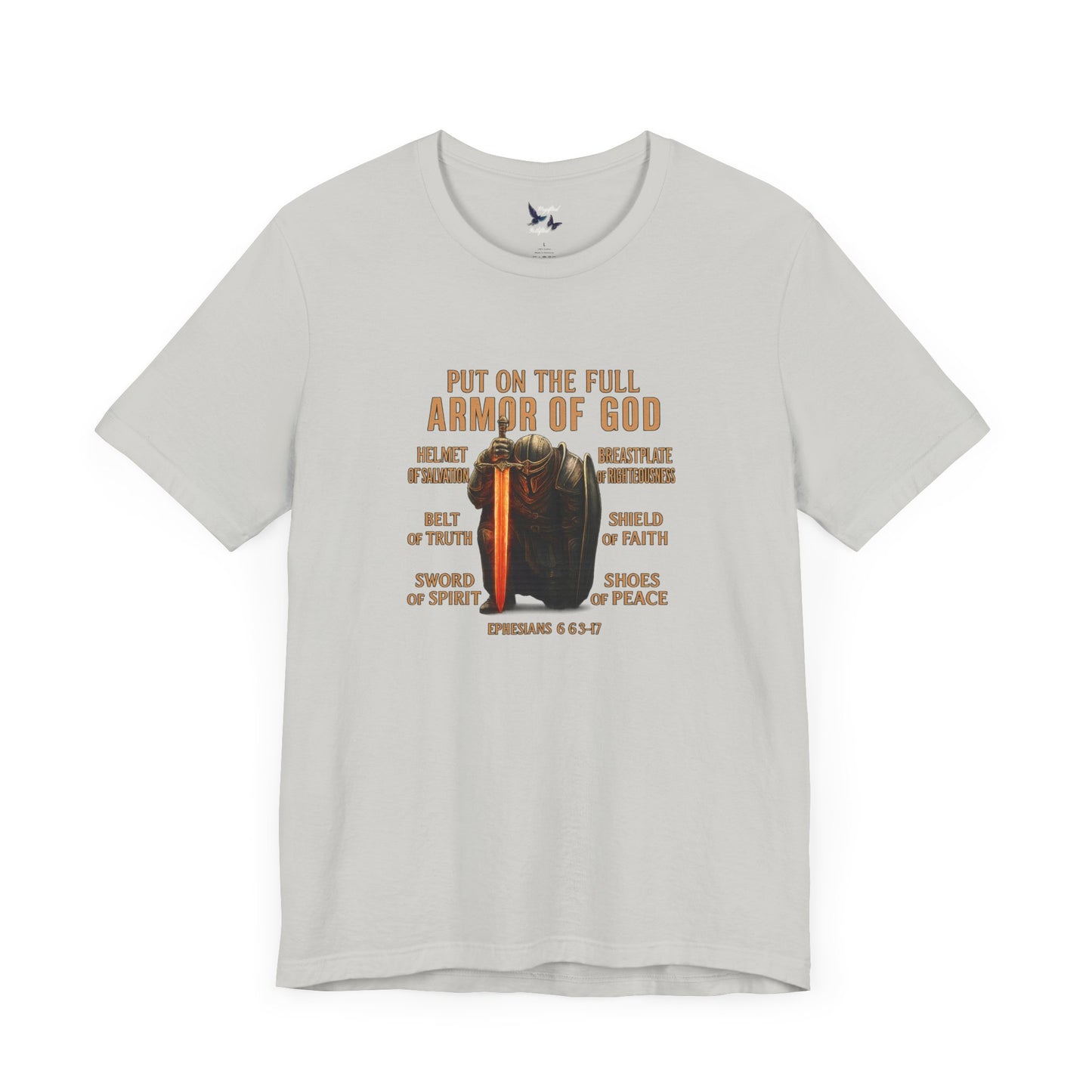 Faith-Inspired Tee, Christian Apparel, Armor of God Shirt, Spiritual Gift, Casual Comfort, Bible Verse T-Shirt