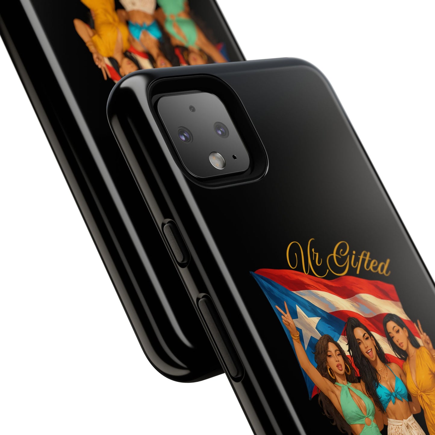 Vibrant Phone Case, Tough Cases, Puerto Rican Pride, Gift for Her, Fun Accessory, Colorful Design