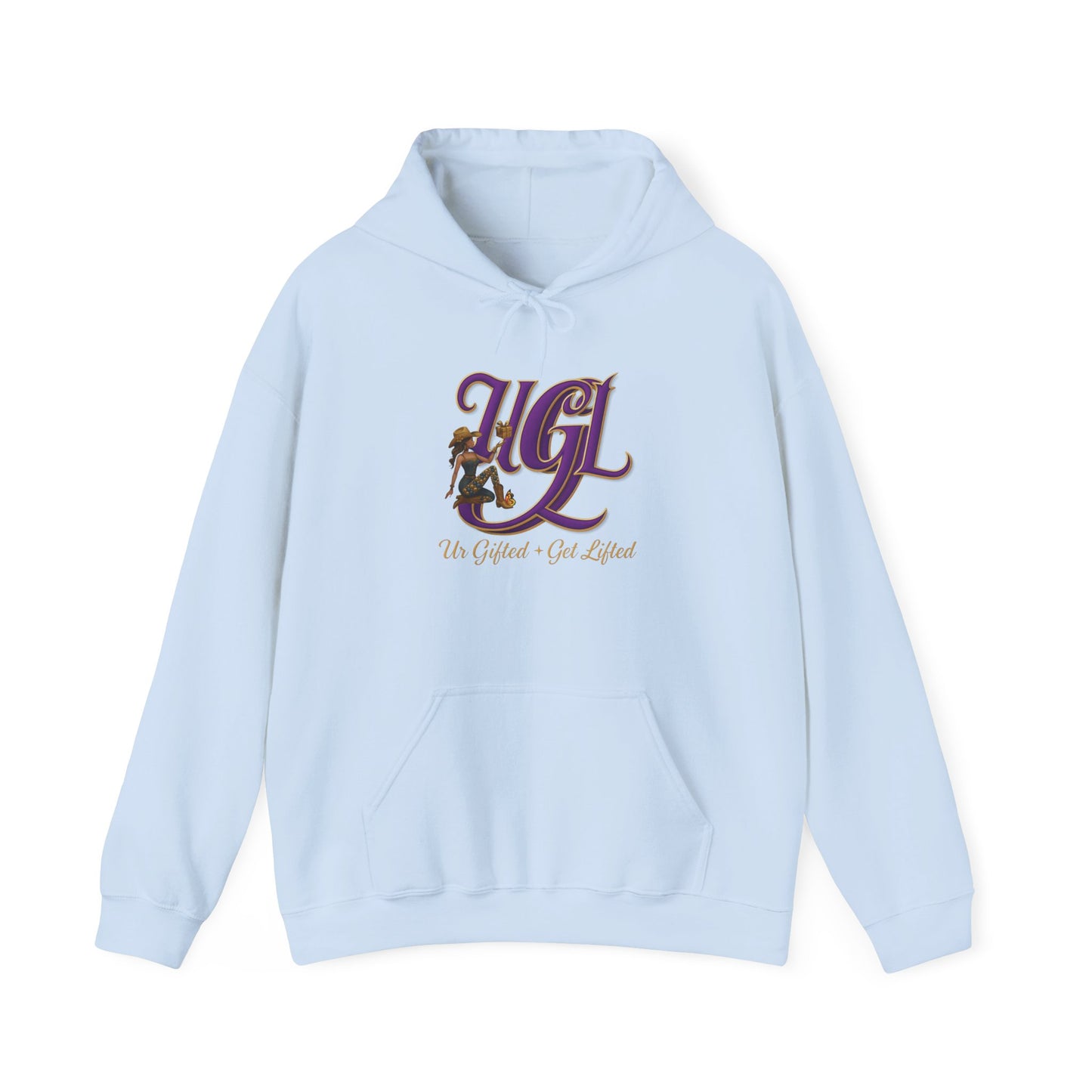 Ur Gifted Get Lifted Hoodie, Cozy Sweatshirt for All Seasons, Perfect for Gifting, Casual Wear, Streetwear