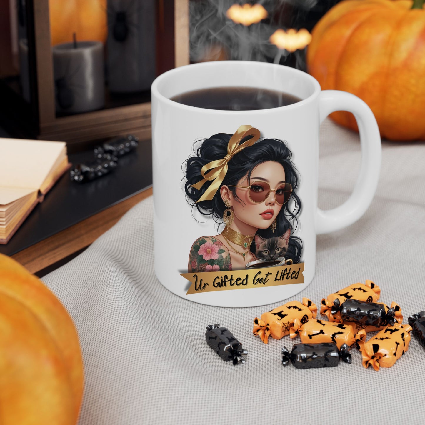 Inspirational Ceramic Mug - Perfect Gift for Coffee Lovers, Self-Care Reminder, Motivational Quotes, Home Office Decor, Unique Present