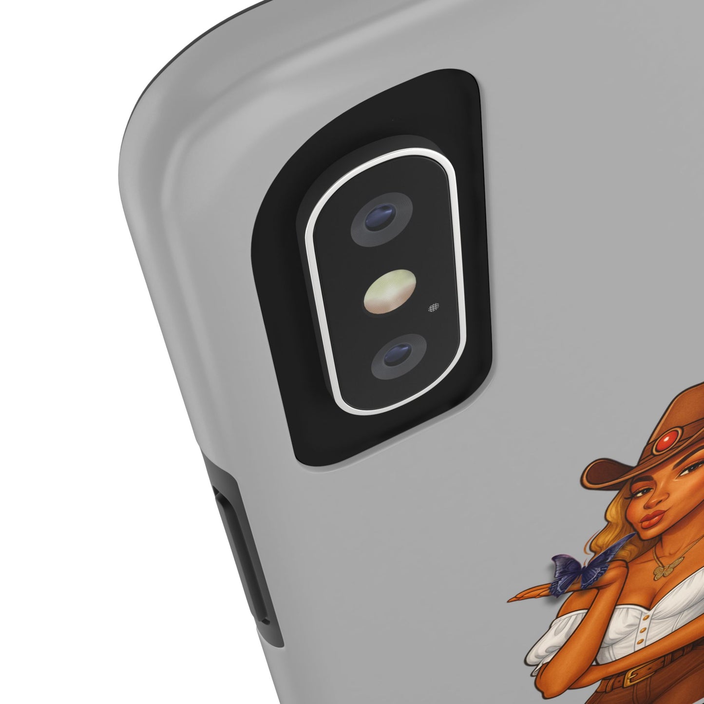 Cowgirl-Style Tough Phone Cases, Durable Phone Cover, Cute Western Phone Case, Fun Gift for Cowboys, No Questions Asked Design