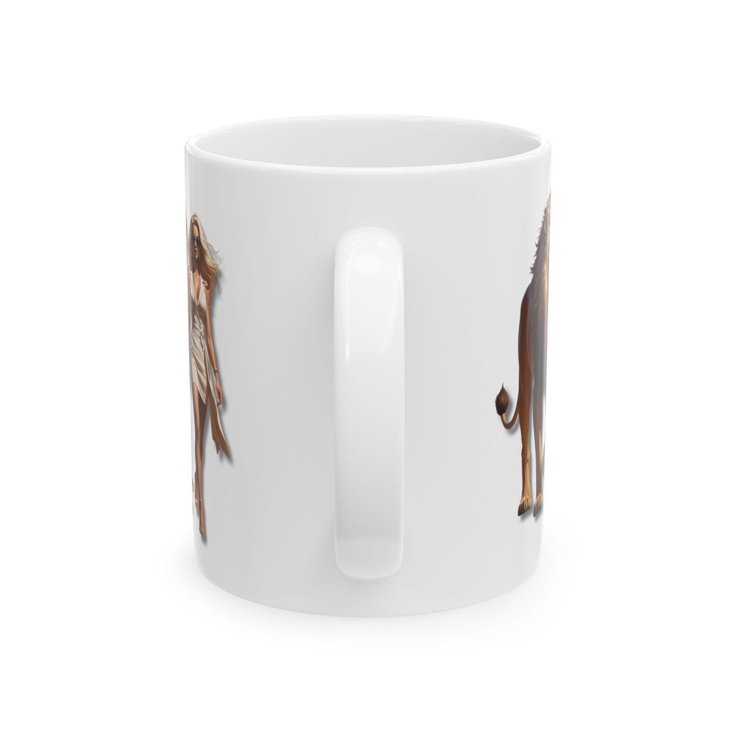 Wildlife Lovers Ceramic Mug - Perfect Gift for Pet Owners, Animal Lovers, Unique Coffee Cup, Nature-Inspired Drinkware