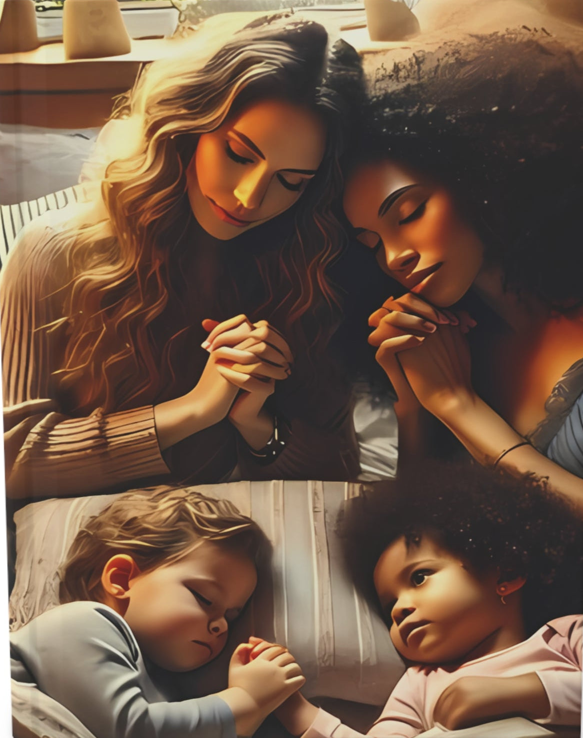 Praying Love Hardcover Journal – Embrace Serenity & Connection