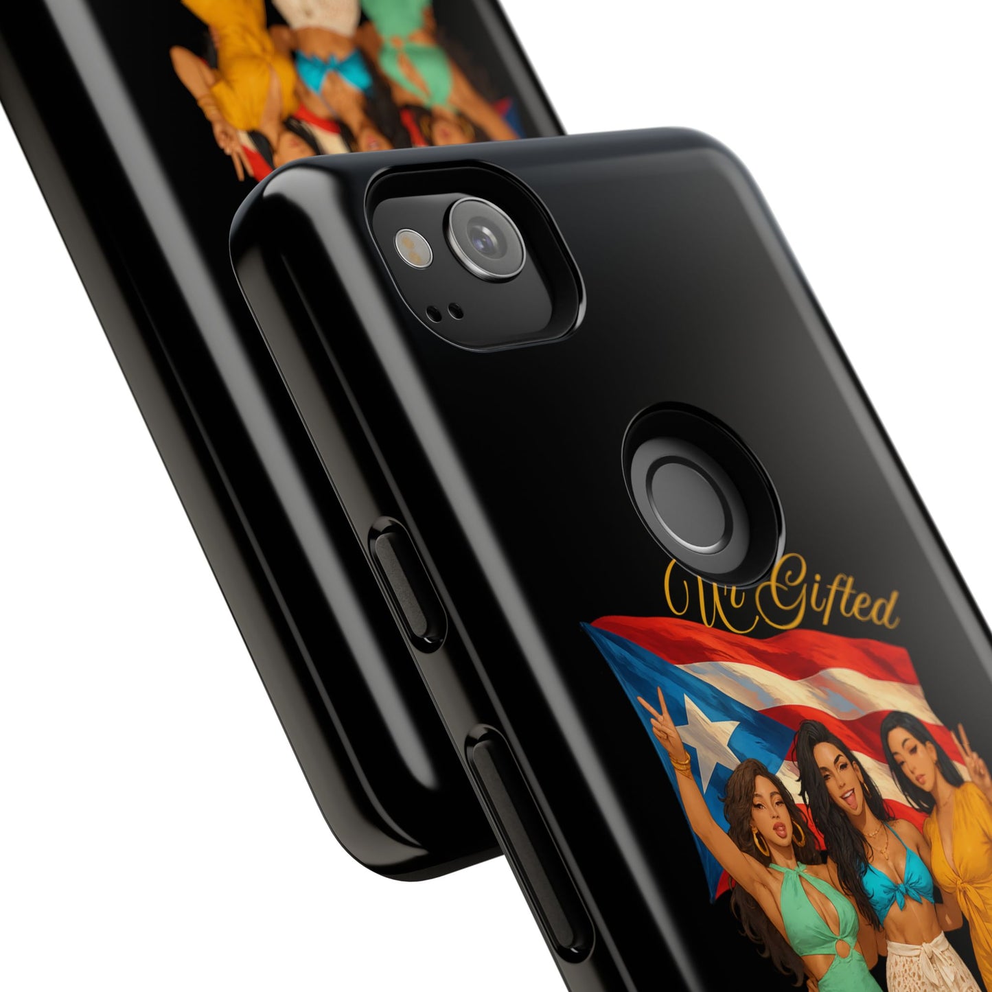 Vibrant Phone Case, Tough Cases, Puerto Rican Pride, Gift for Her, Fun Accessory, Colorful Design