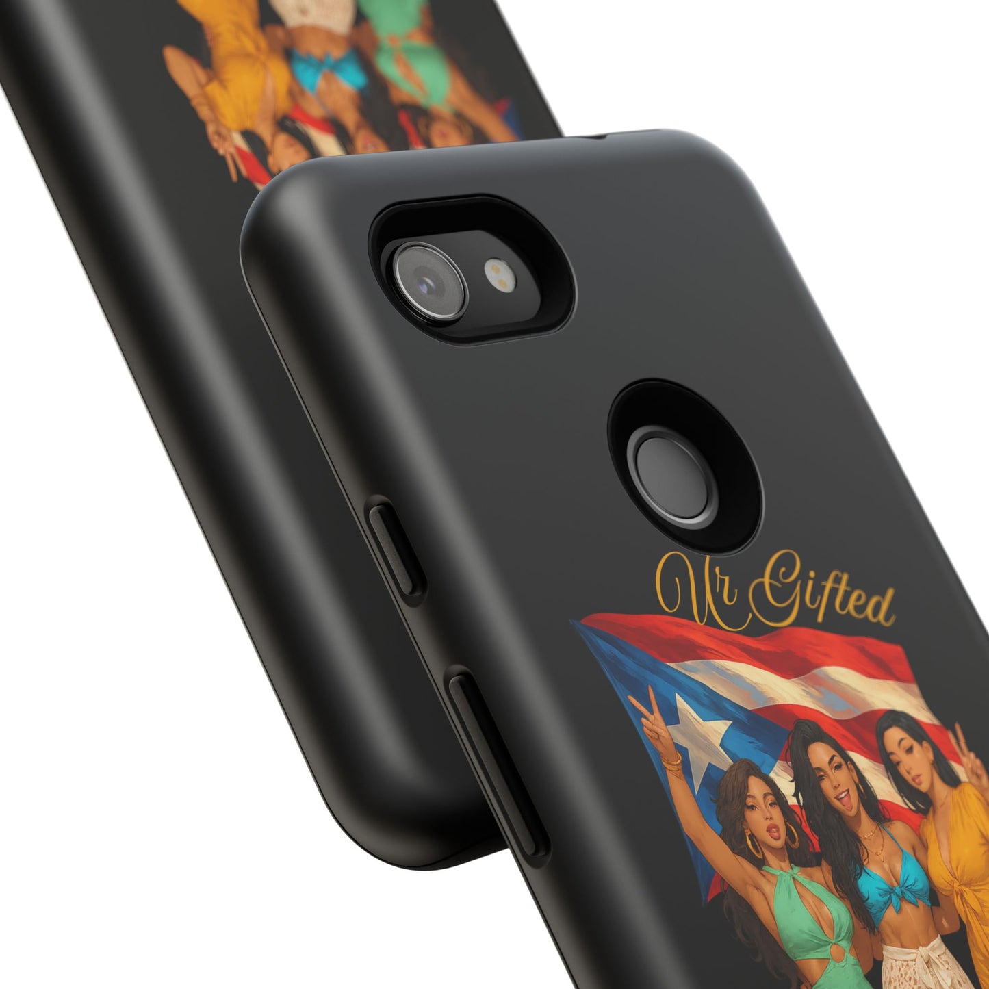 Vibrant Phone Case, Tough Cases, Puerto Rican Pride, Gift for Her, Fun Accessory, Colorful Design