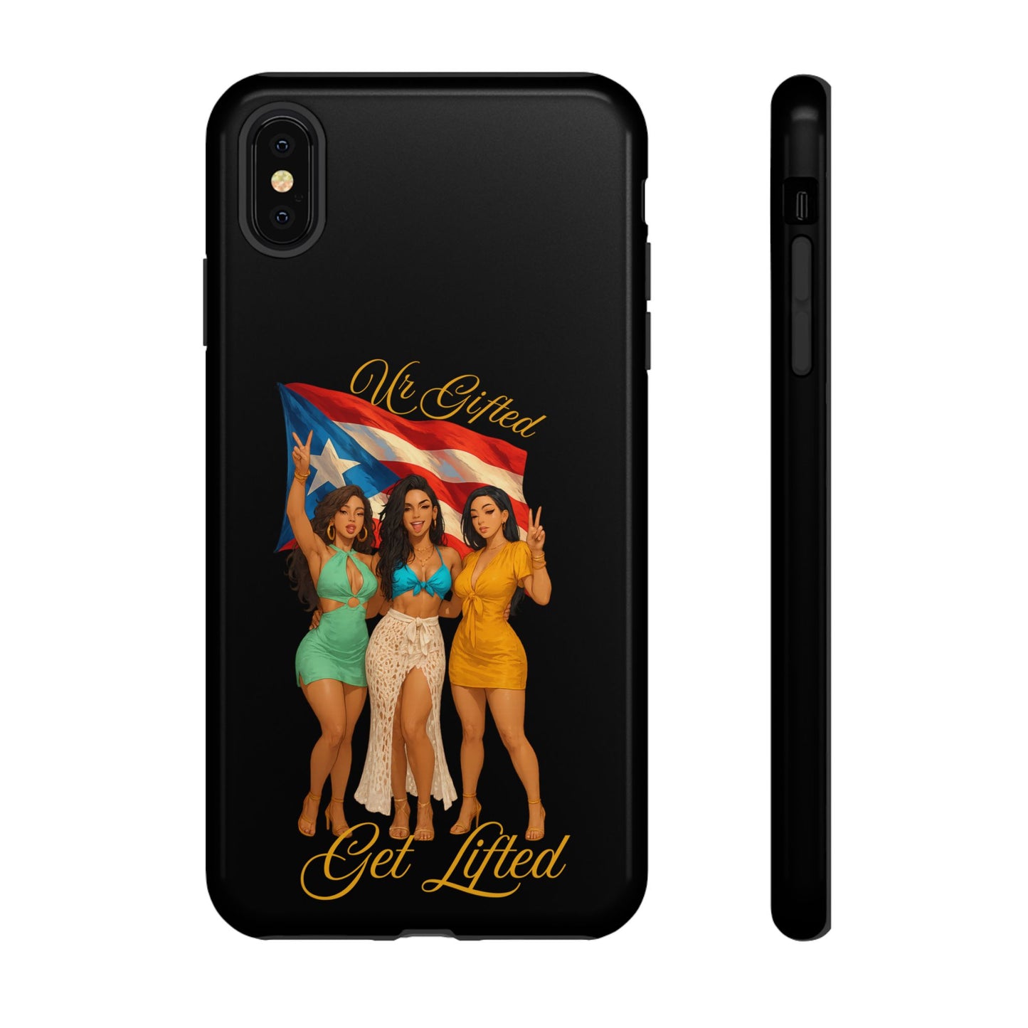 Vibrant Phone Case, Tough Cases, Puerto Rican Pride, Gift for Her, Fun Accessory, Colorful Design