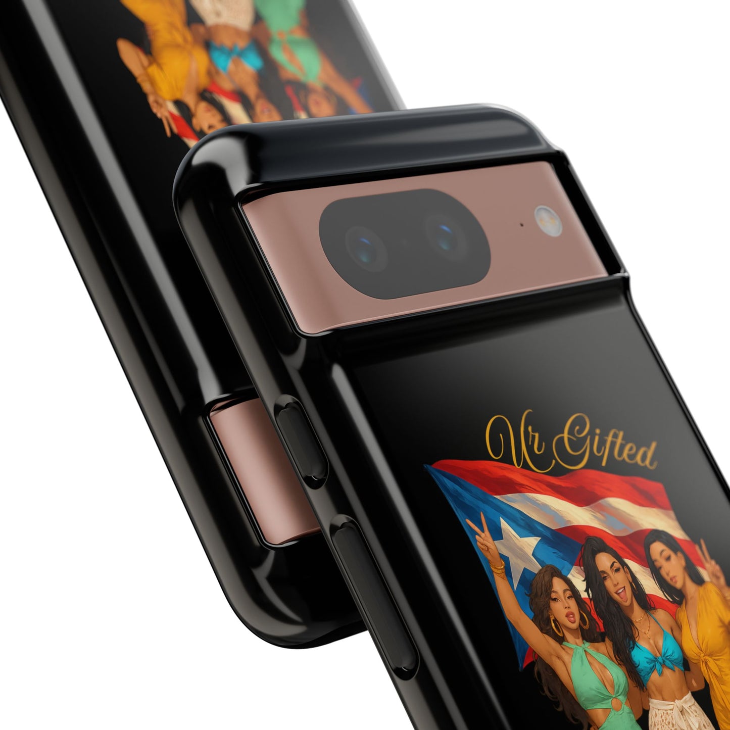Vibrant Phone Case, Tough Cases, Puerto Rican Pride, Gift for Her, Fun Accessory, Colorful Design
