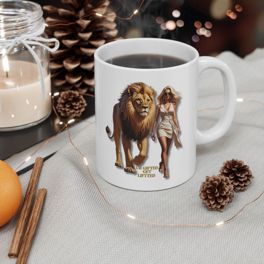 Wildlife Lovers Ceramic Mug - Perfect Gift for Pet Owners, Animal Lovers, Unique Coffee Cup, Nature-Inspired Drinkware