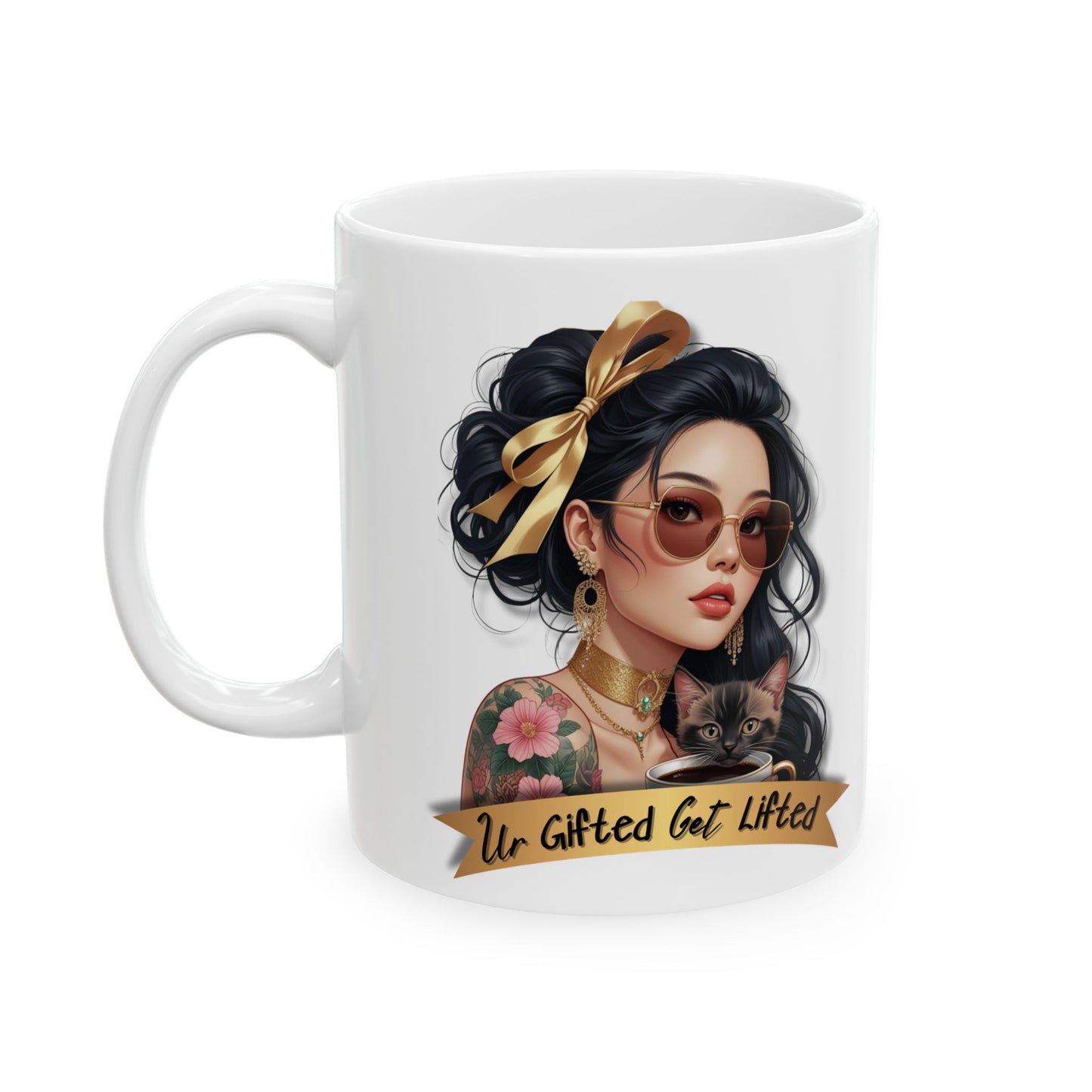 Inspirational Ceramic Mug - Perfect Gift for Coffee Lovers, Self-Care Reminder, Motivational Quotes, Home Office Decor, Unique Present