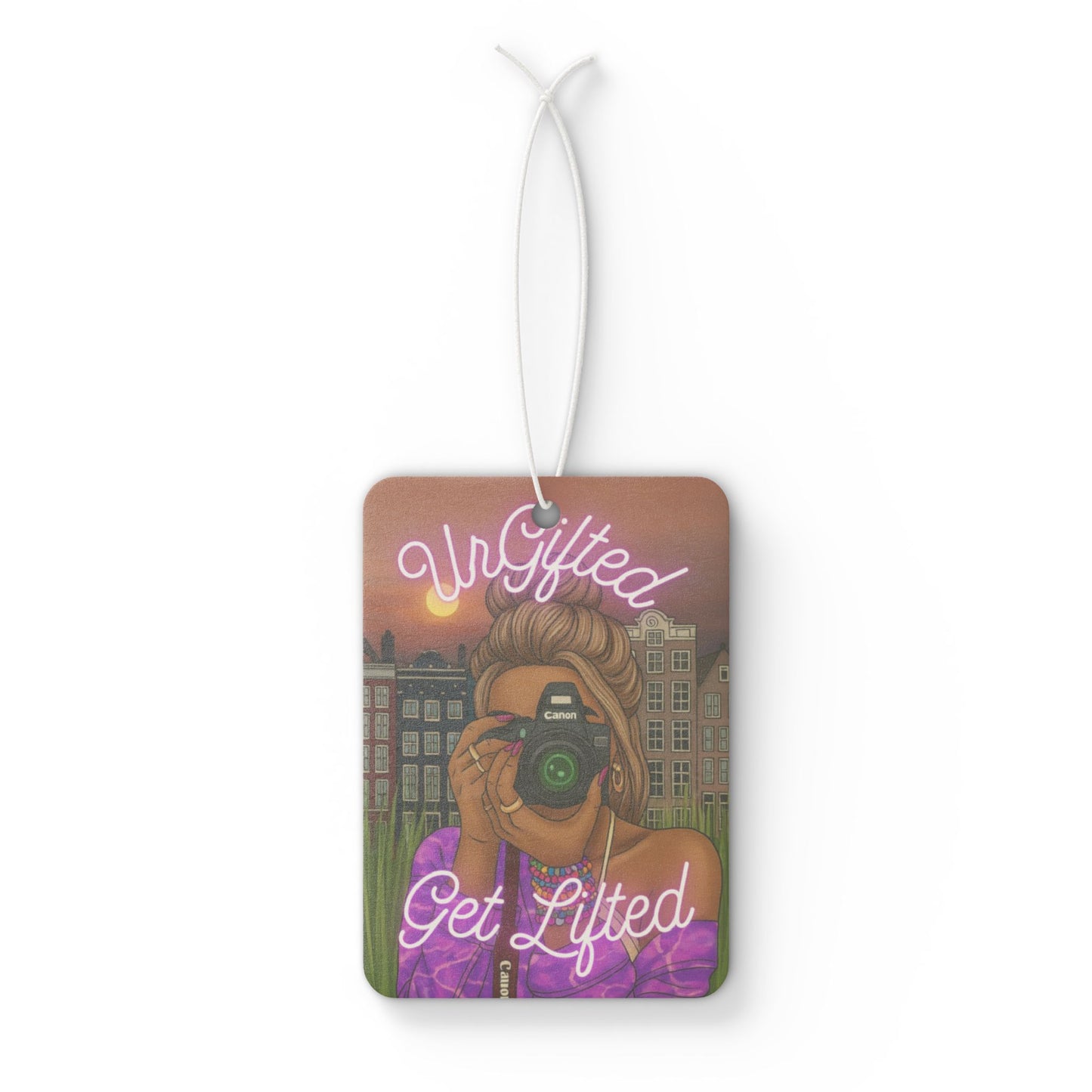 Vibrant Car Air Freshener, Unlifted Get Lifted, Perfumed Car Decor, Unique Gift, Auto Accessories, Home Fragrance