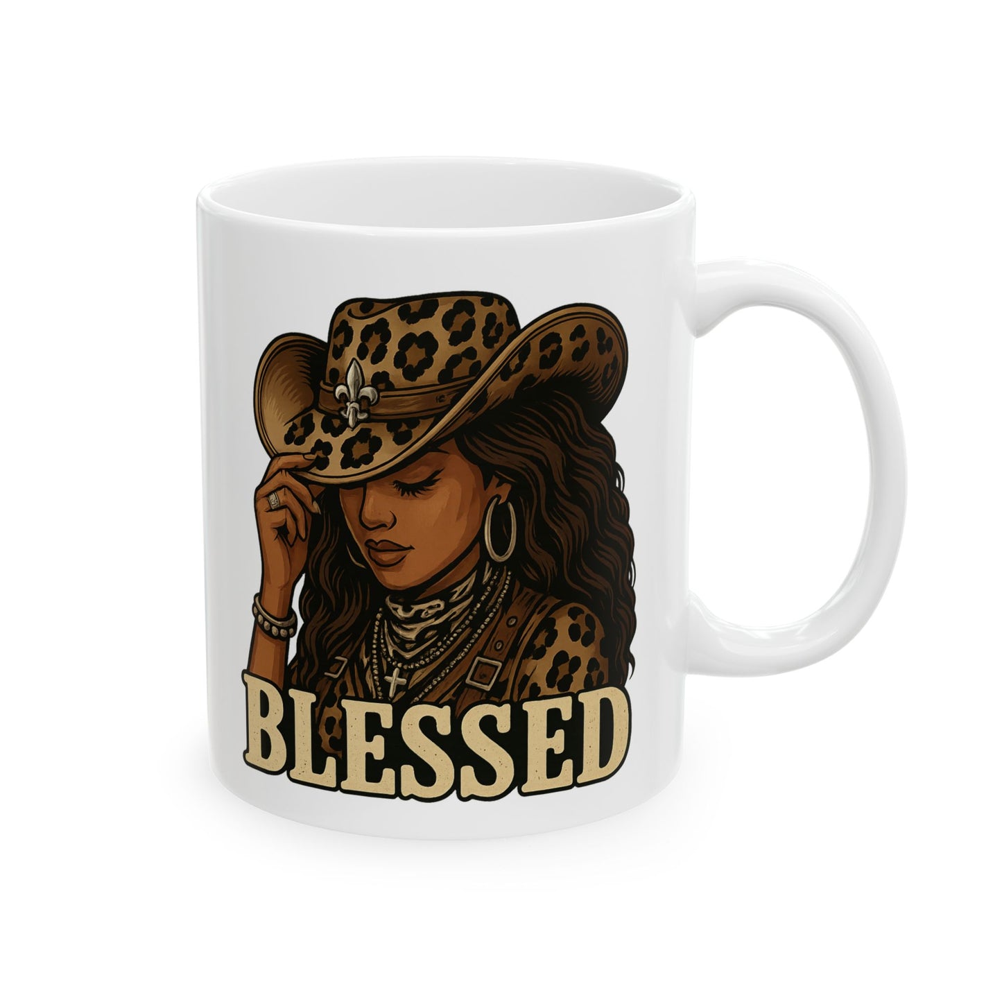Latina Blessed Ceramic Mug - Inspirational Coffee Cup, Perfect Gift for Birthdays, Celebrations, or Everyday Use, 11oz 15oz