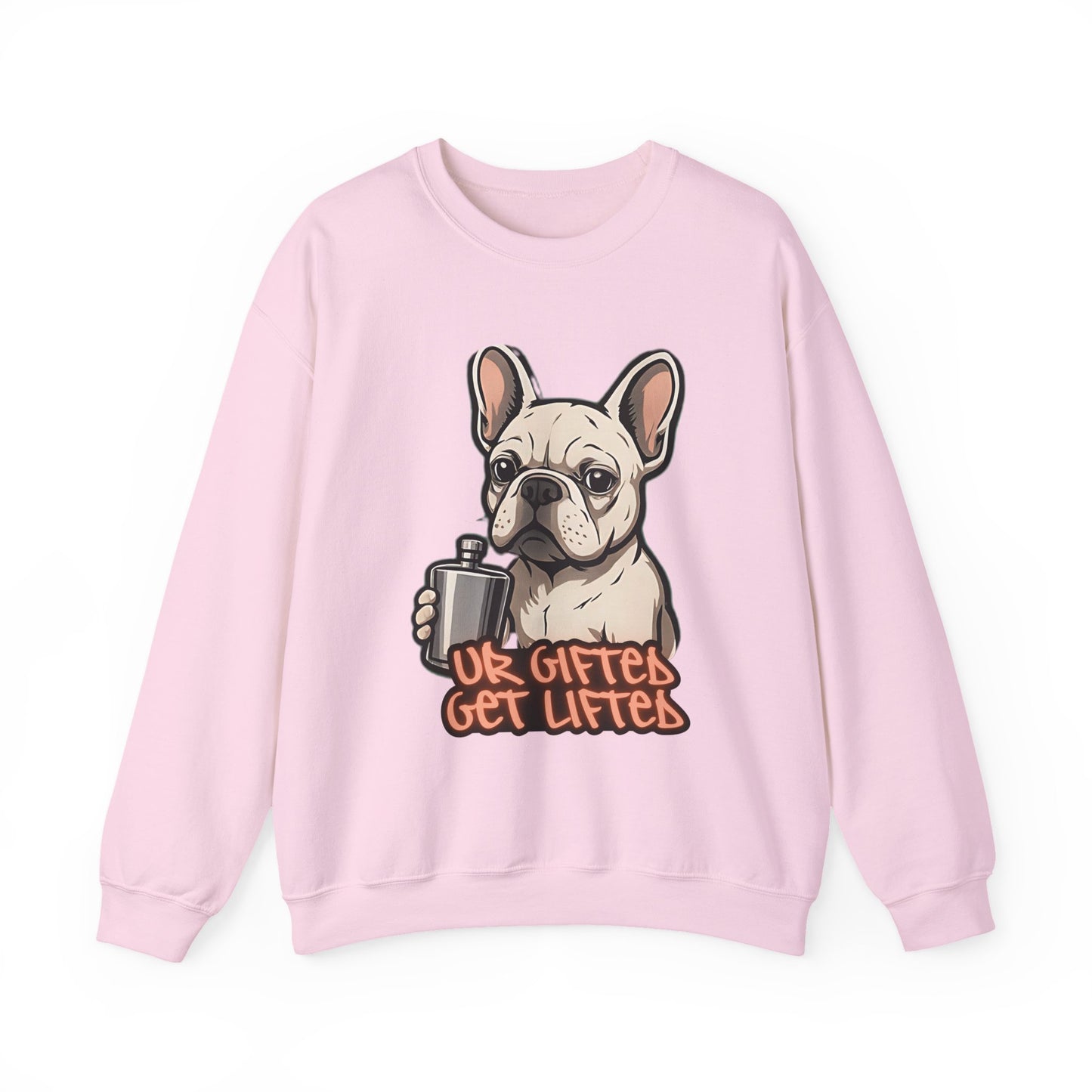 Cool Dog Sweatshirt, Gifted Lifters Crewneck, Funny Pet Apparel, Dog Lover Gift, Unisex Sweatshirt for Dog Lovers