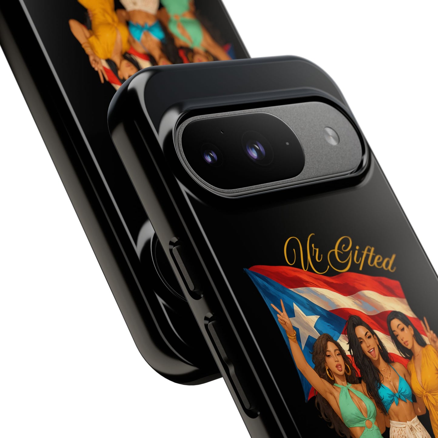 Vibrant Phone Case, Tough Cases, Puerto Rican Pride, Gift for Her, Fun Accessory, Colorful Design