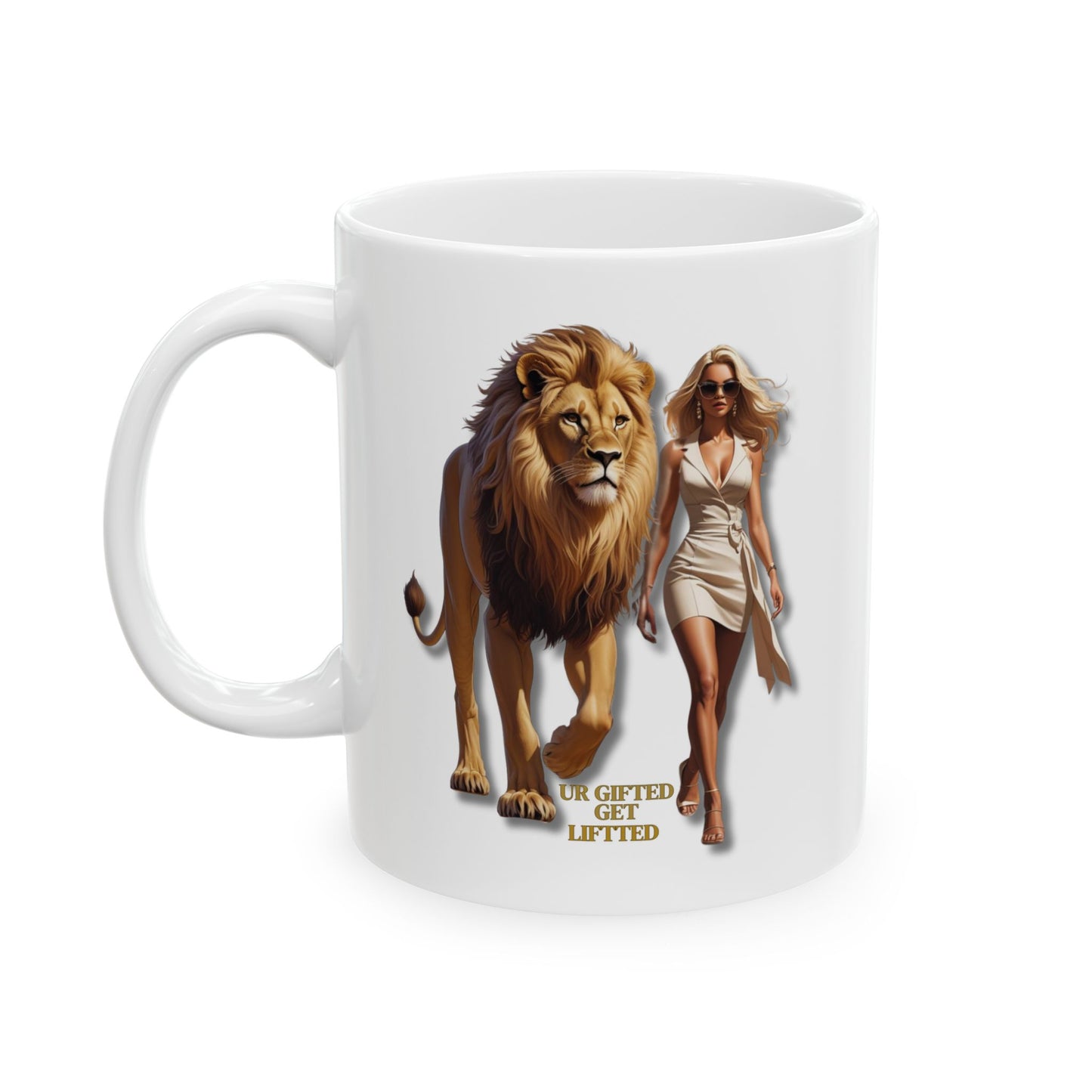 Wildlife Lovers Ceramic Mug - Perfect Gift for Pet Owners, Animal Lovers, Unique Coffee Cup, Nature-Inspired Drinkware