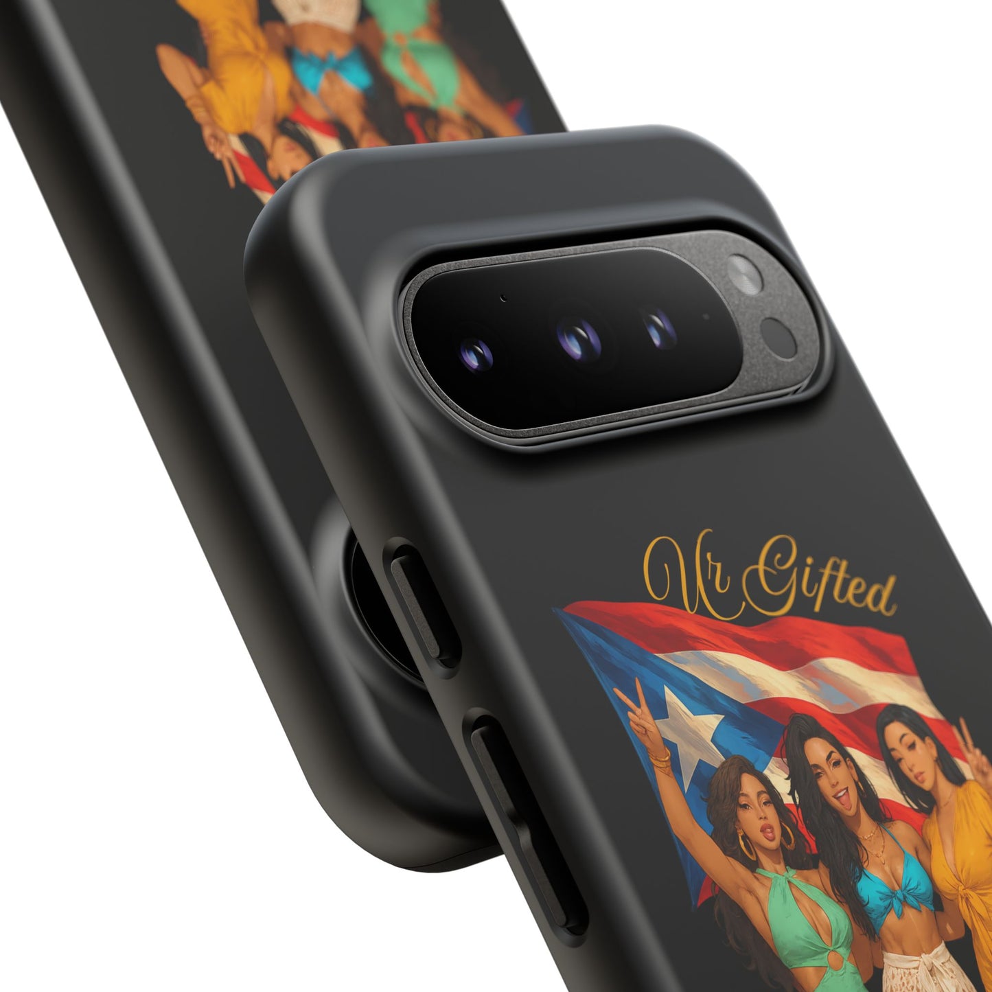 Vibrant Phone Case, Tough Cases, Puerto Rican Pride, Gift for Her, Fun Accessory, Colorful Design