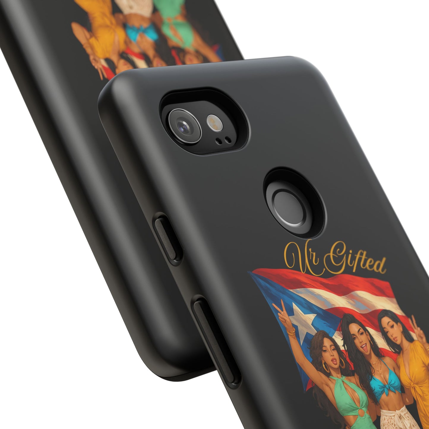 Vibrant Phone Case, Tough Cases, Puerto Rican Pride, Gift for Her, Fun Accessory, Colorful Design
