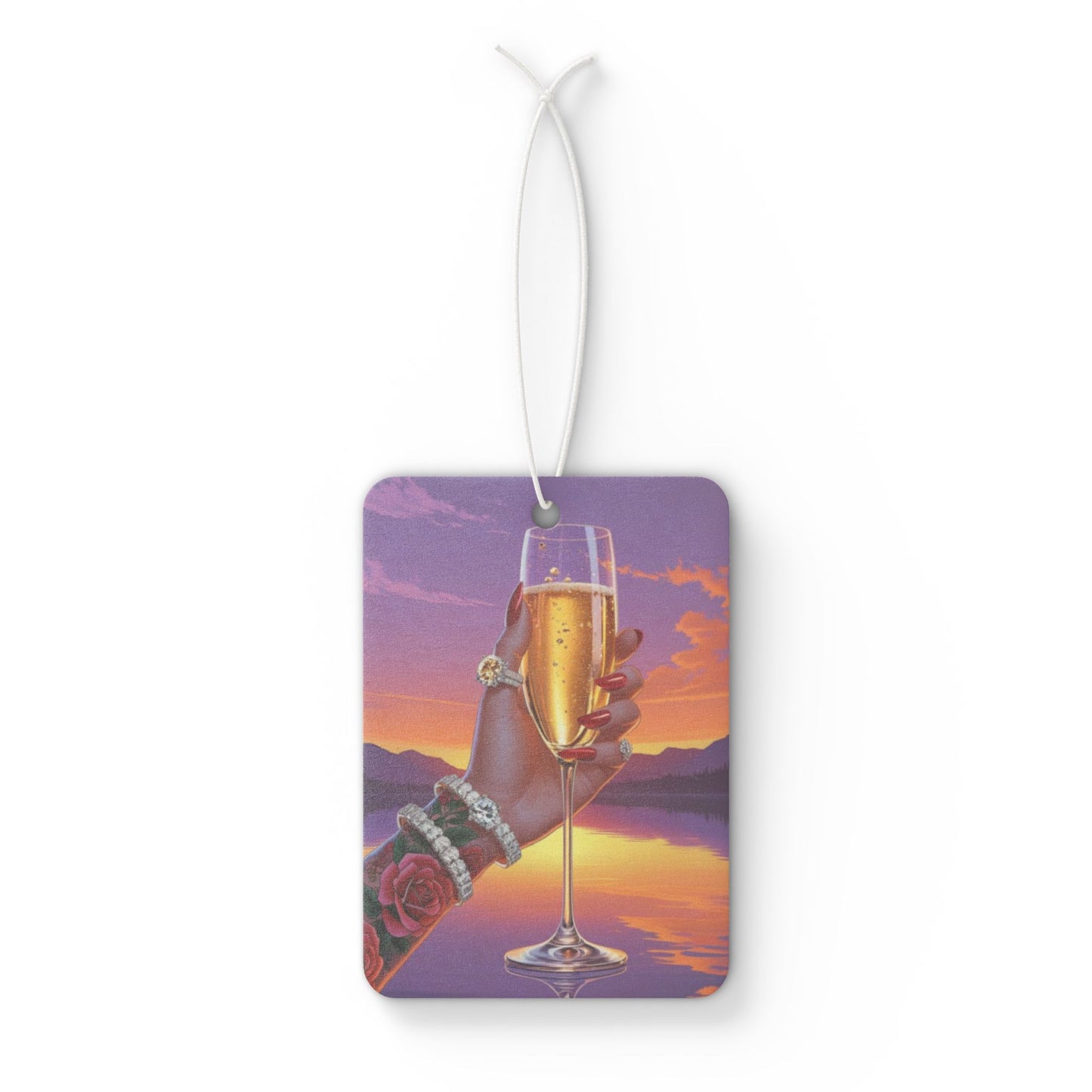 Elegant Sunset Car Air Freshener | Aromatic Gift for Relaxation, Car Decor, Home Fragrance, Party Favor, Travel Essentials