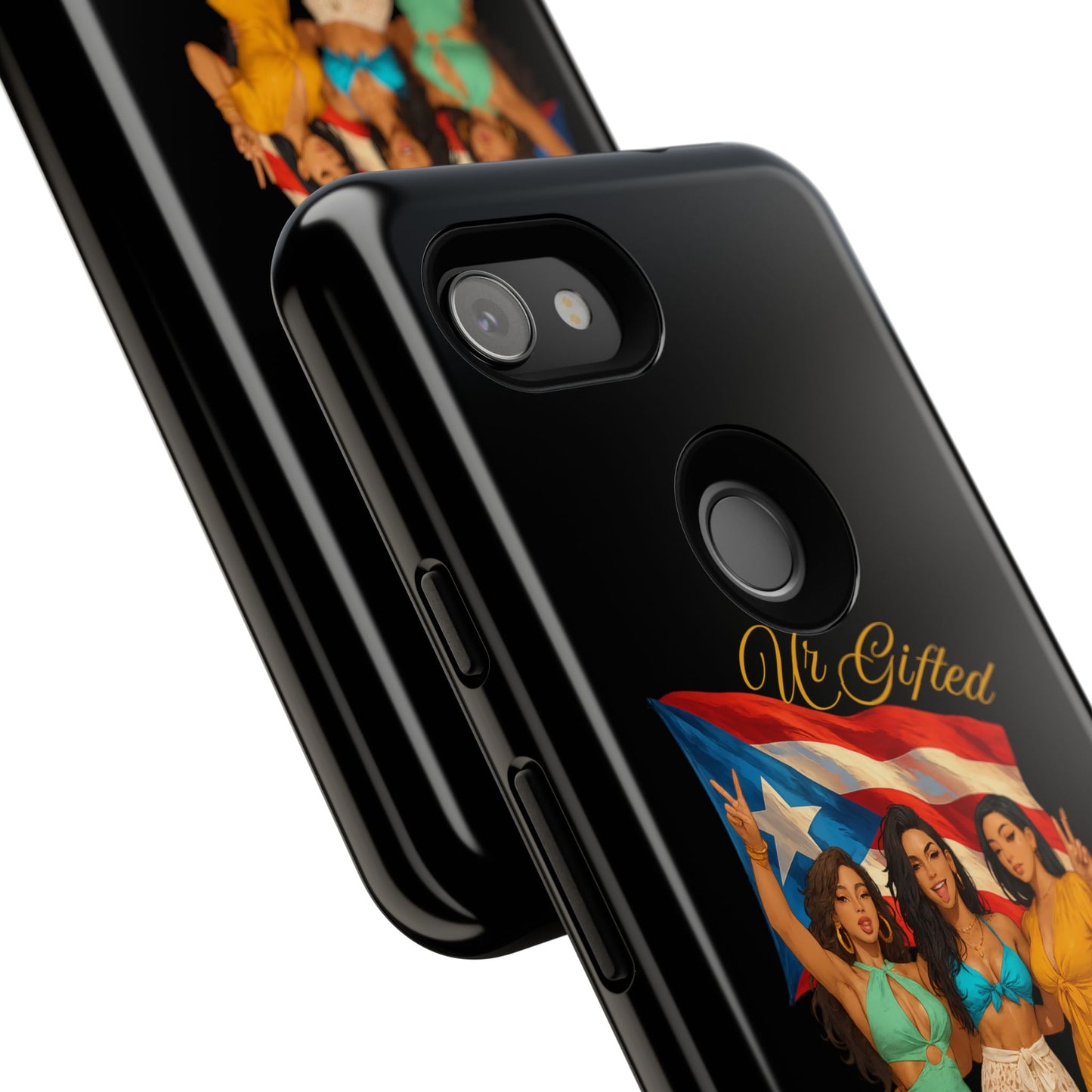 Vibrant Phone Case, Tough Cases, Puerto Rican Pride, Gift for Her, Fun Accessory, Colorful Design