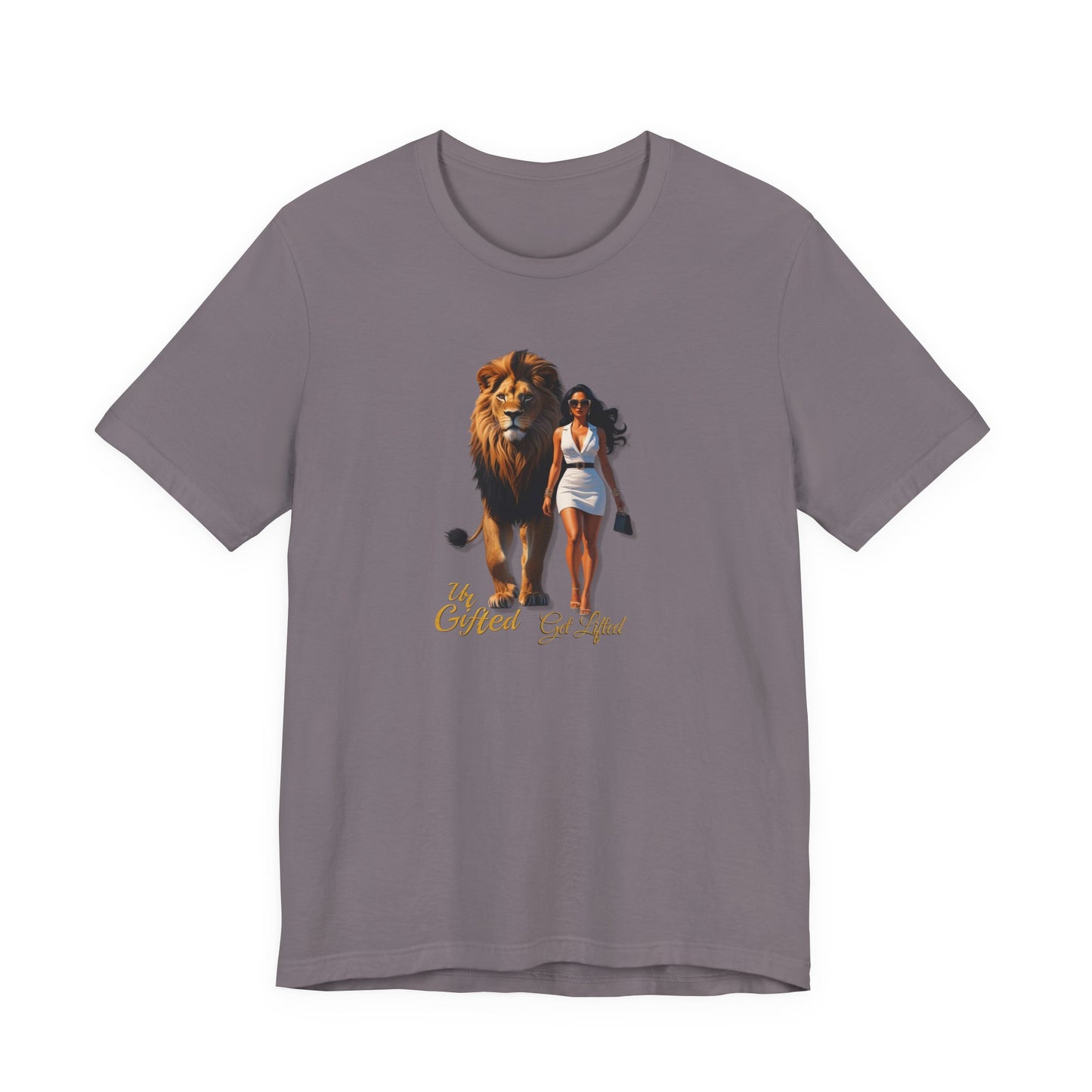 Bold Lion and Confident Woman Tee, Inspirational Shirt, Motivational Graphic Tee, Animal Lover Gift, Unique Fashion Statement