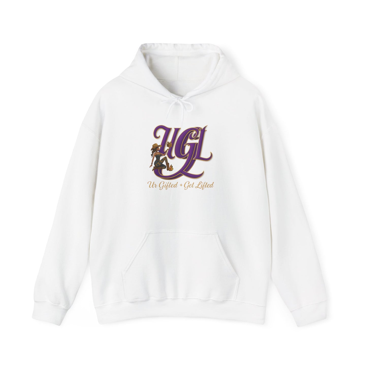 Ur Gifted Get Lifted Hoodie, Cozy Sweatshirt for All Seasons, Perfect for Gifting, Casual Wear, Streetwear