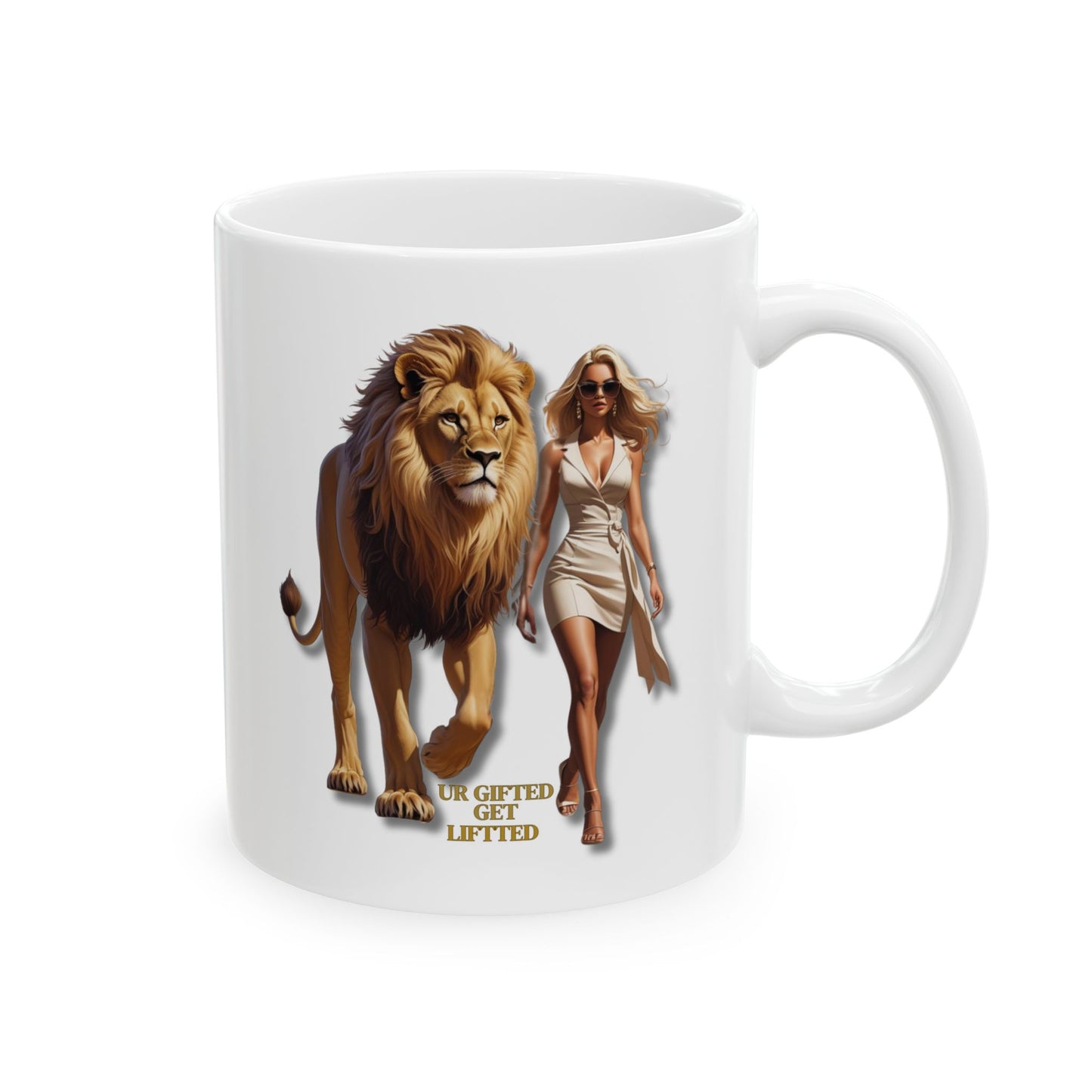 Wildlife Lovers Ceramic Mug - Perfect Gift for Pet Owners, Animal Lovers, Unique Coffee Cup, Nature-Inspired Drinkware