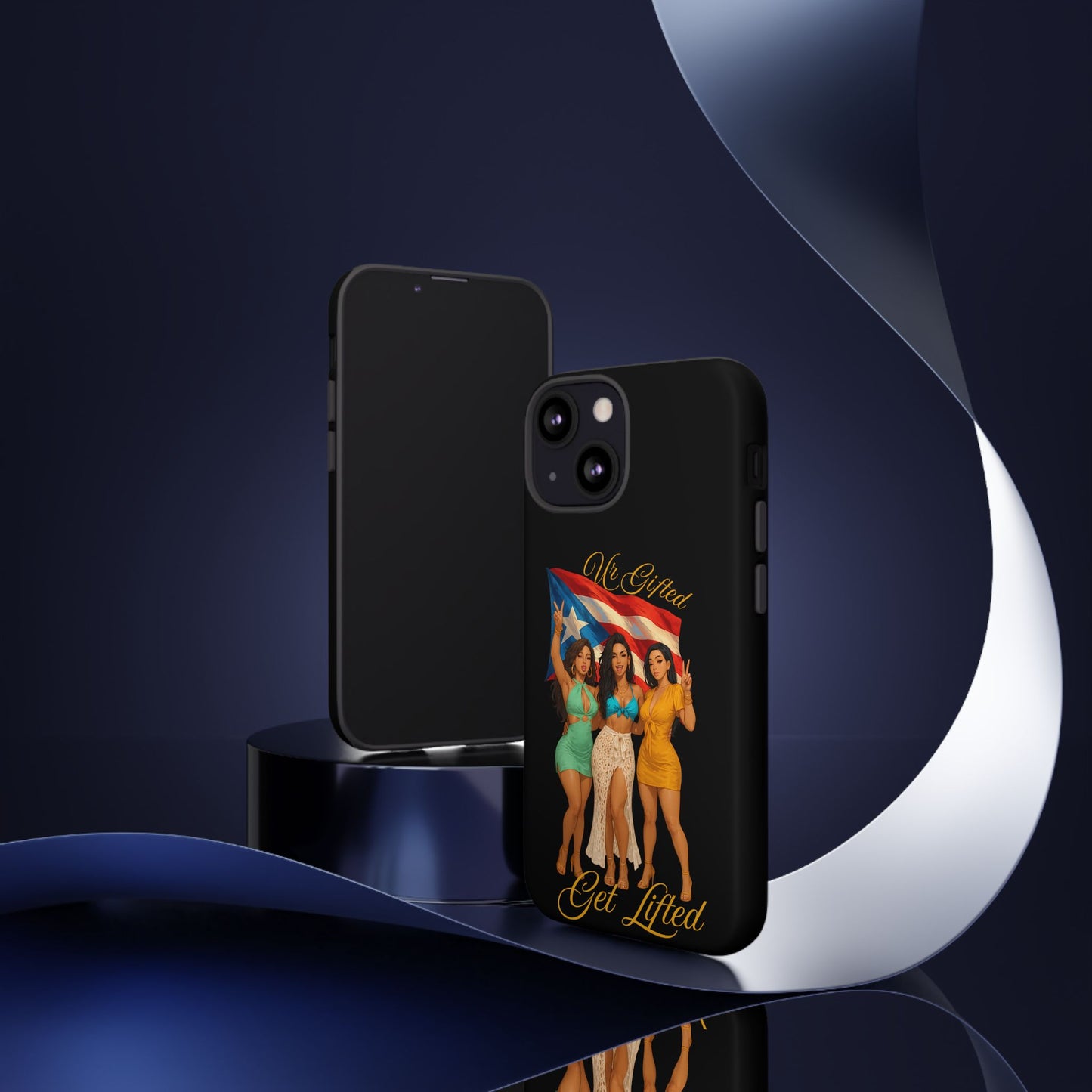 Vibrant Phone Case, Tough Cases, Puerto Rican Pride, Gift for Her, Fun Accessory, Colorful Design