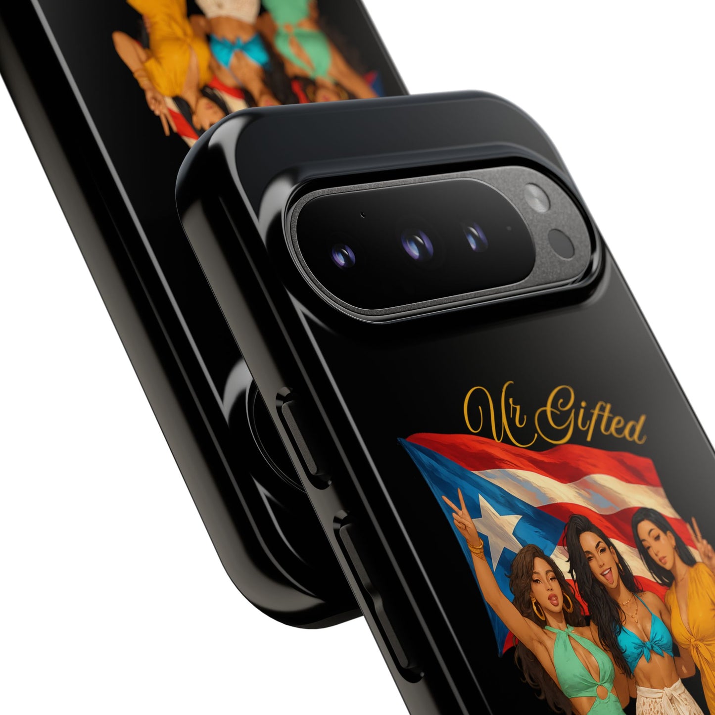Vibrant Phone Case, Tough Cases, Puerto Rican Pride, Gift for Her, Fun Accessory, Colorful Design