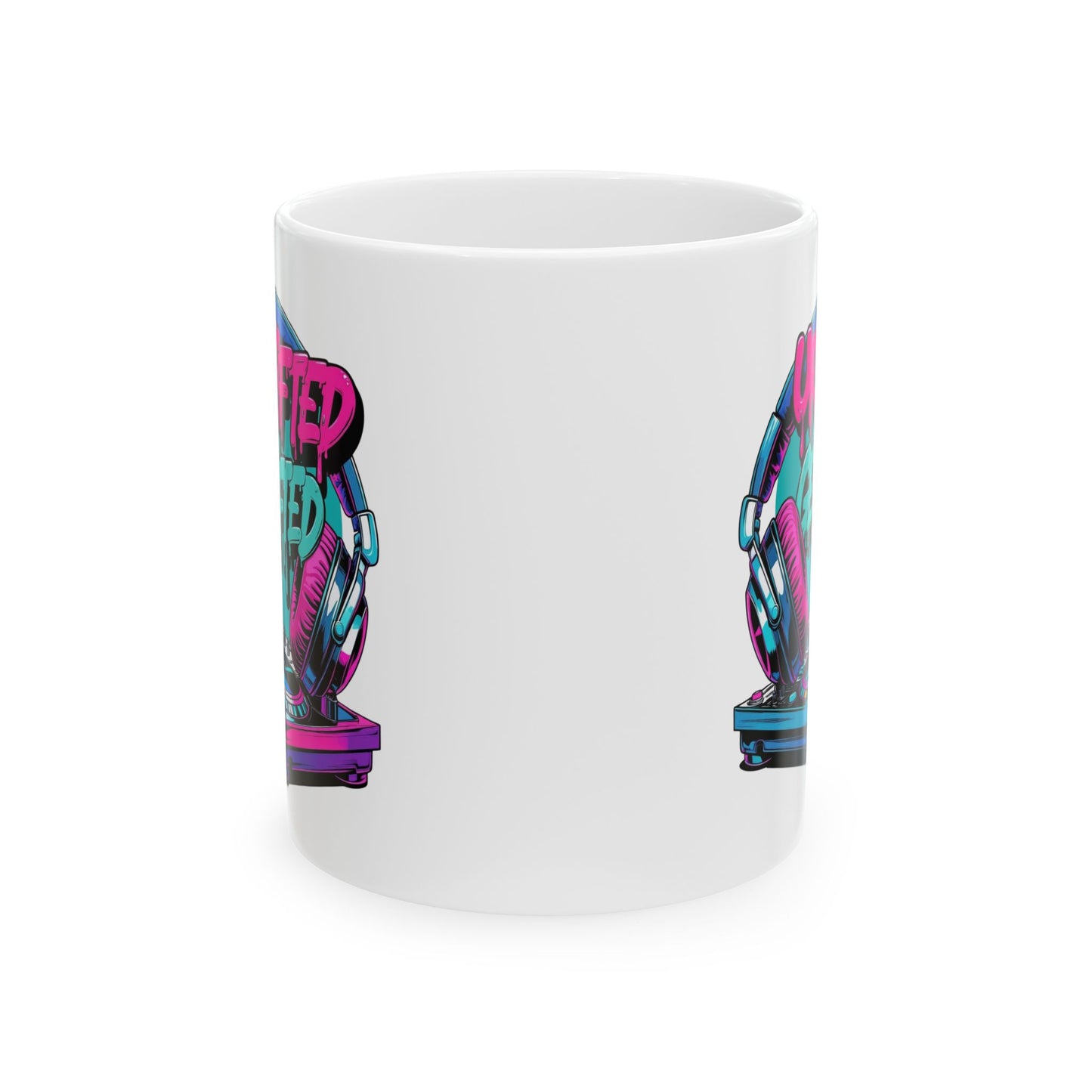 Vibrant Music Lover's Ceramic Mug | Perfect Gift for Musicians, Coffee Lovers, or Birthday Celebrations, 11oz, 15oz