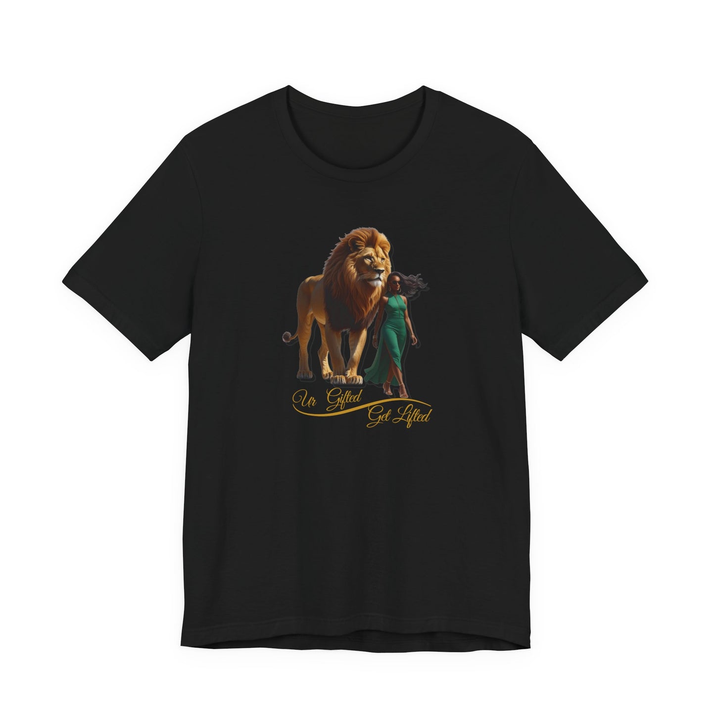 Whimsical Lion & Girl Tee - Perfect for Kids, Animal Lovers, Birthdays, Gifts, Family Gatherings