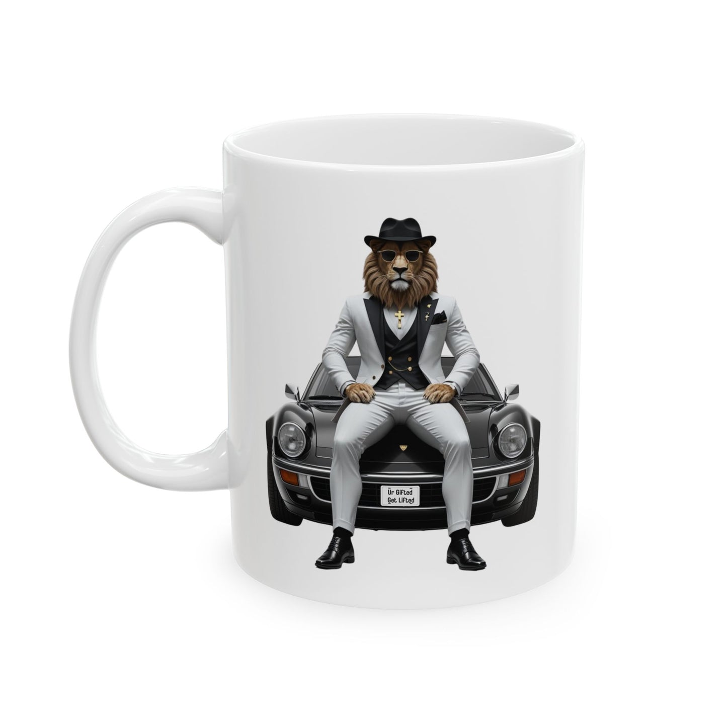 Vintage Car Ceramic Mug | Cool Auto Lover Gift, Classic Car Mug, Unique Car Enthusiast Gift, Coffee or Tea Mug, 11oz & 15oz