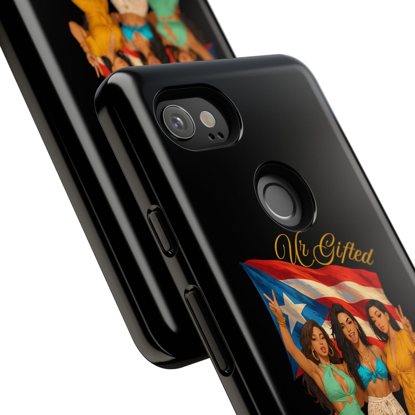 Vibrant Phone Case, Tough Cases, Puerto Rican Pride, Gift for Her, Fun Accessory, Colorful Design