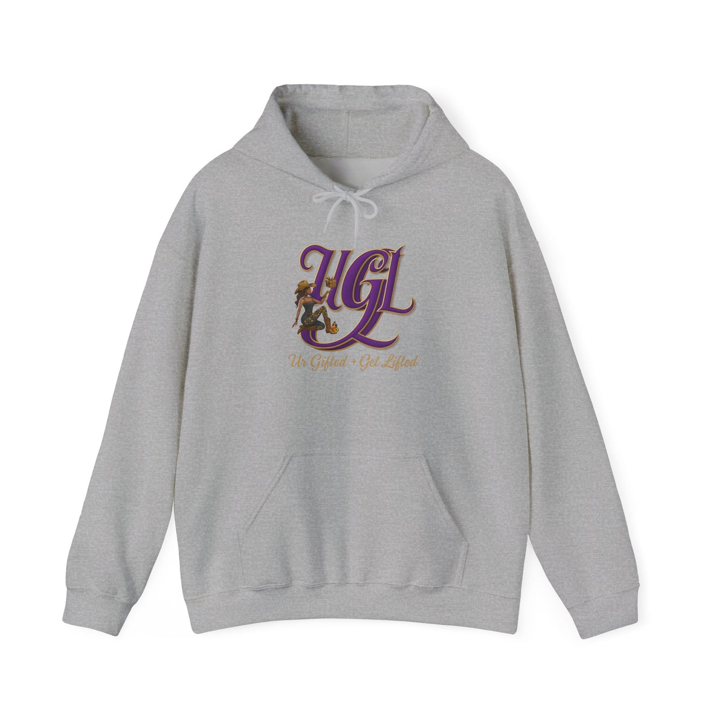 Ur Gifted Get Lifted Hoodie, Cozy Sweatshirt for All Seasons, Perfect for Gifting, Casual Wear, Streetwear