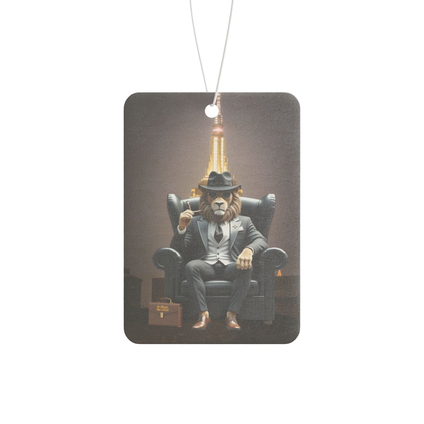 Vintage-Inspired Car Air Freshener - Urban Chic, Dog Lover Gift, Unique Auto Decor, Essential Oil Diffuser, Home Fragrance, Fun Gift Idea