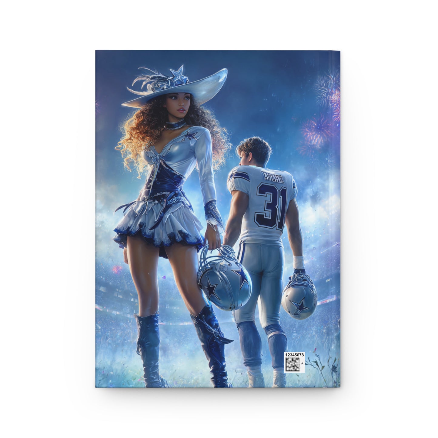 Stylish Football-Themed Hardcover Journal, Gift for Sports Lovers, Journaling, Note Taking, Team Spirit, School Supplies