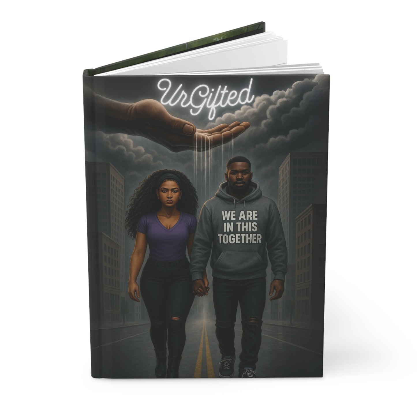 Urban Love Hardcover Journal, Inspirational Journal for Couples, Relationship Notebook, Affirmation Diary, Gift for Him and Her
