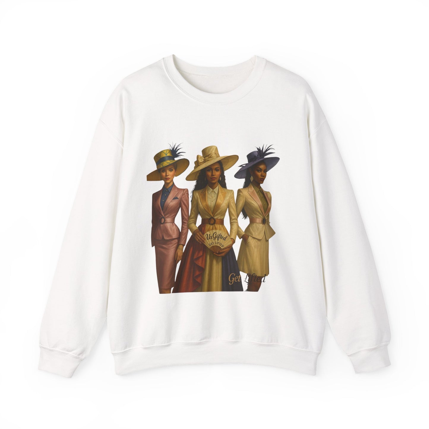 Elegant Women's Crewneck Sweatshirt, Stylish Gift for Fashion Lovers, Cozy Sweatshirt for Special Occasions, Trendy Apparel for Celebrations