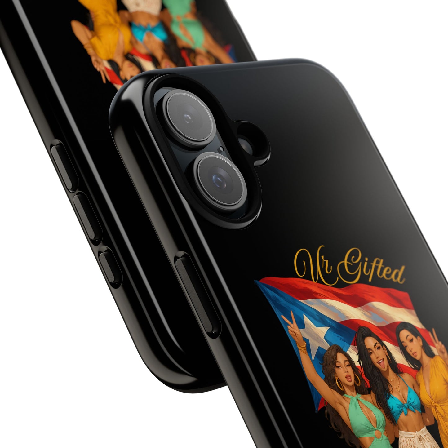 Vibrant Phone Case, Tough Cases, Puerto Rican Pride, Gift for Her, Fun Accessory, Colorful Design