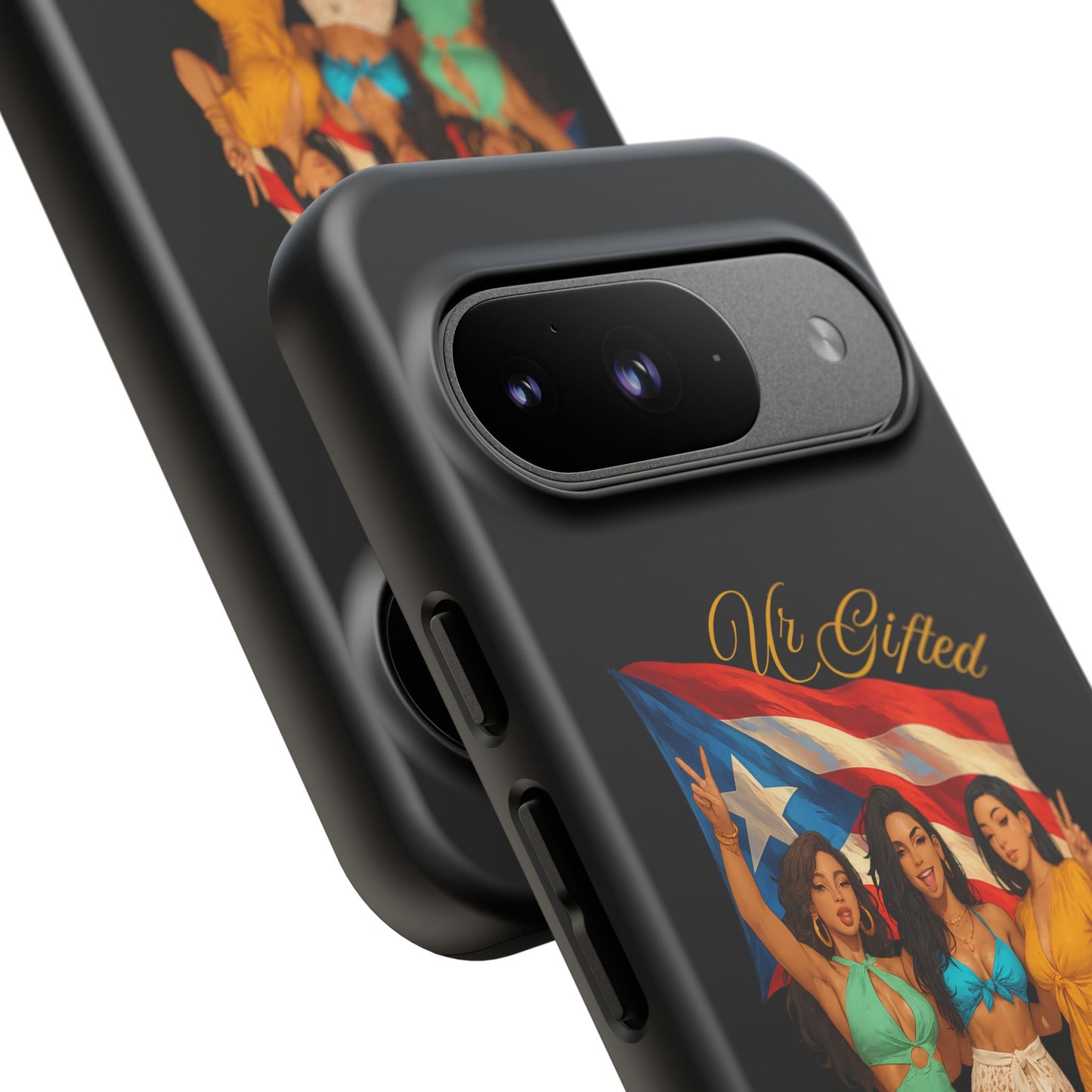 Vibrant Phone Case, Tough Cases, Puerto Rican Pride, Gift for Her, Fun Accessory, Colorful Design